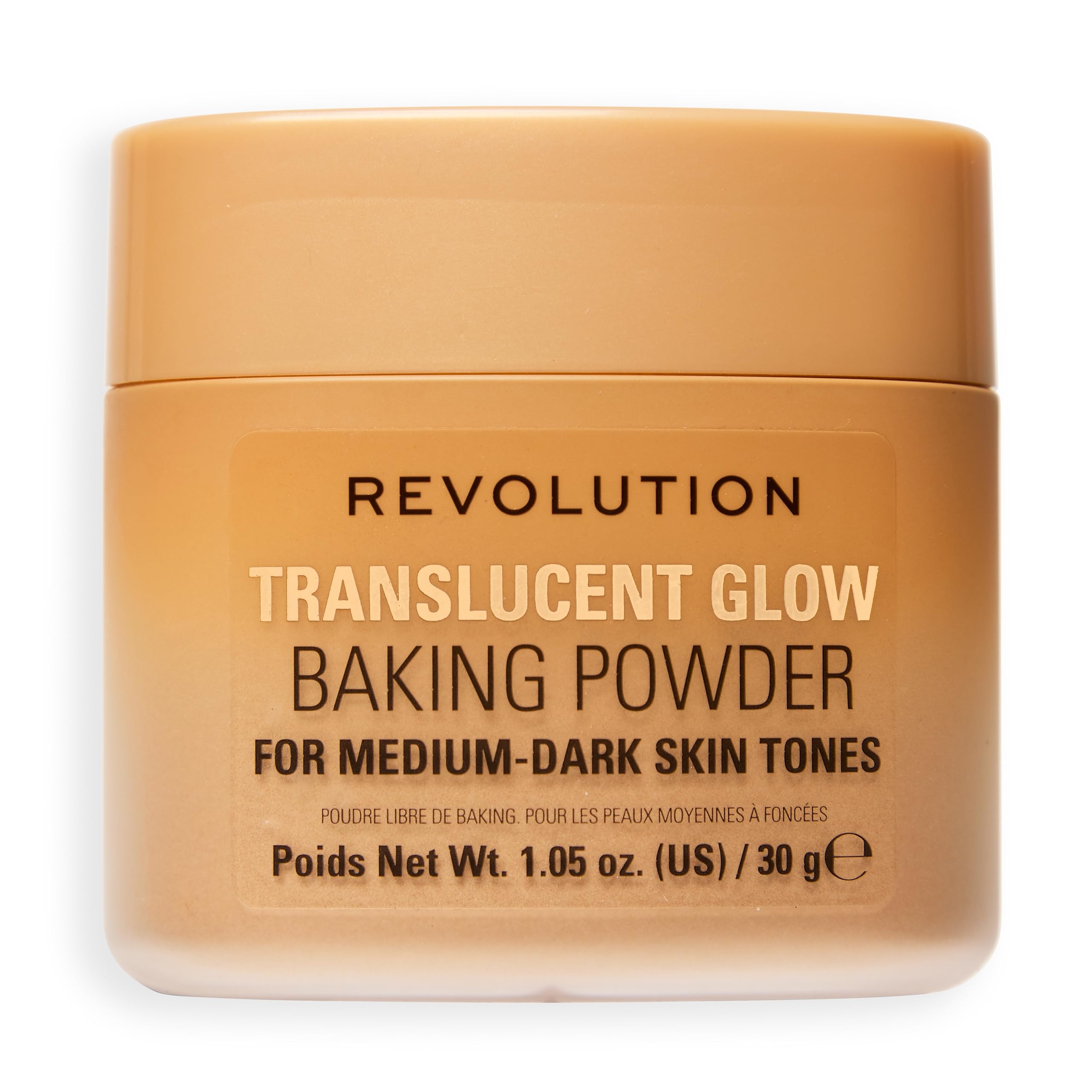 Revolution Beauty London Translucent Glow Loose Baking Powder - Medium to Dark | 30 g
