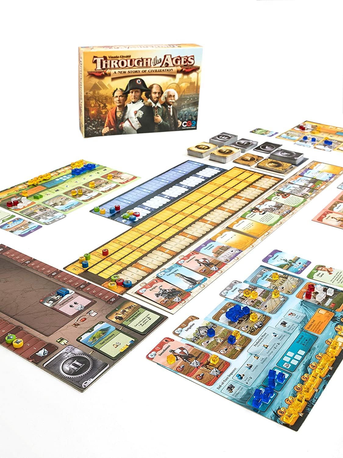 Czech Games Edition Through the Ages: A New Story of Civilization Board Game | 2-4 Players | 120 Min