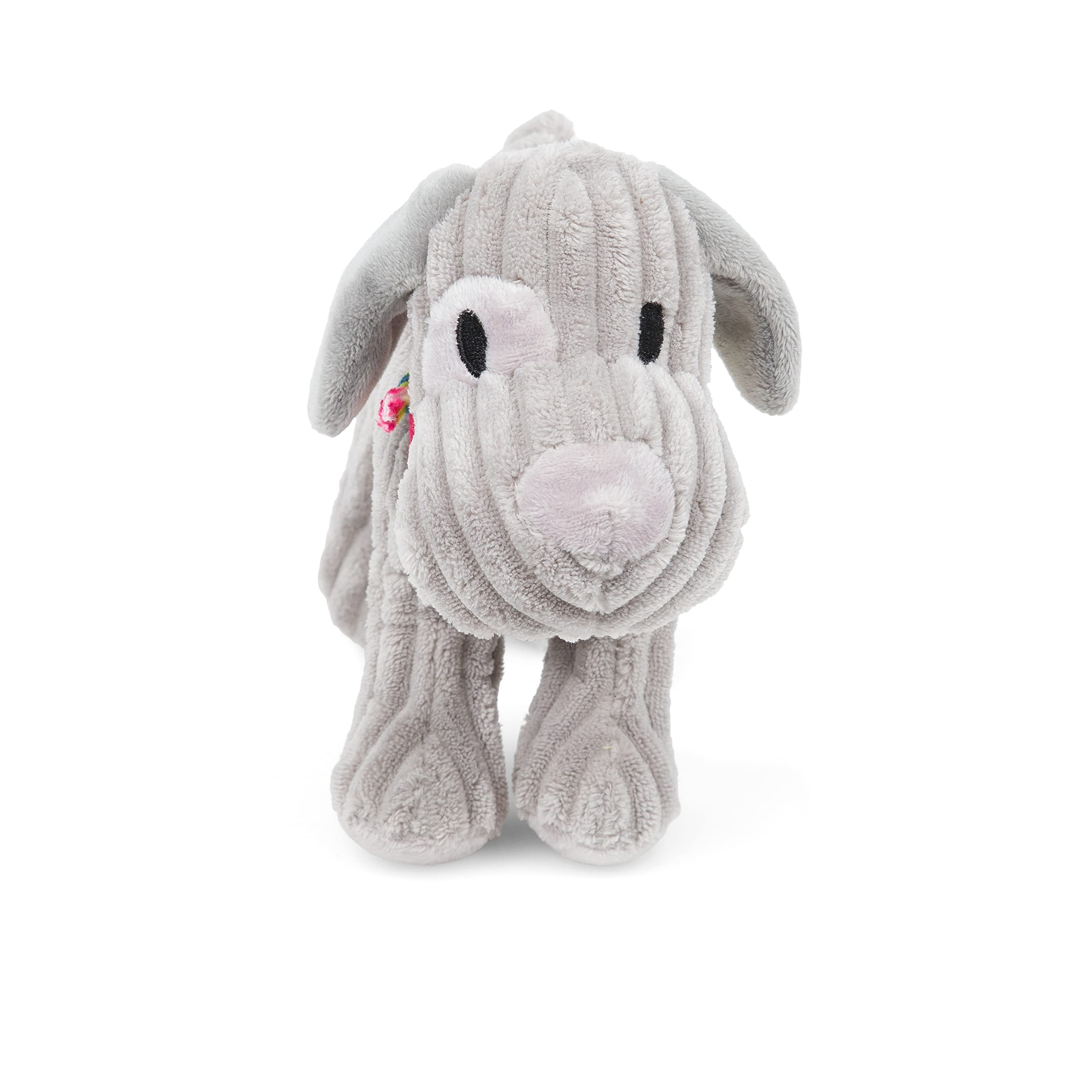 Petface Fun Freddi Cord Plush Dog Toy - Built-in Squeaker | 170x120x160mm | Pack of 1 3