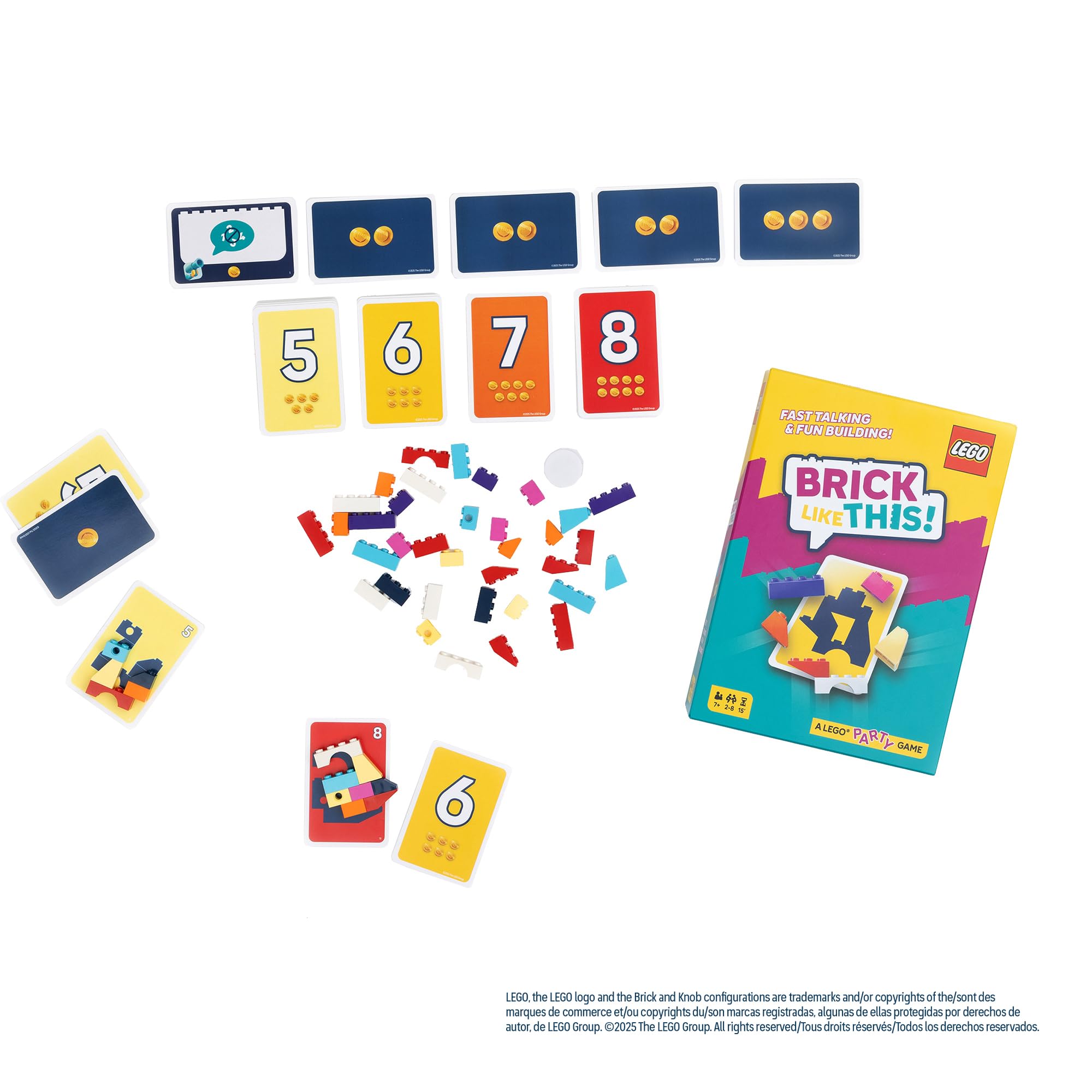 Asmodee Brick Like This! Das offizielle LEGO Partyspiel 3