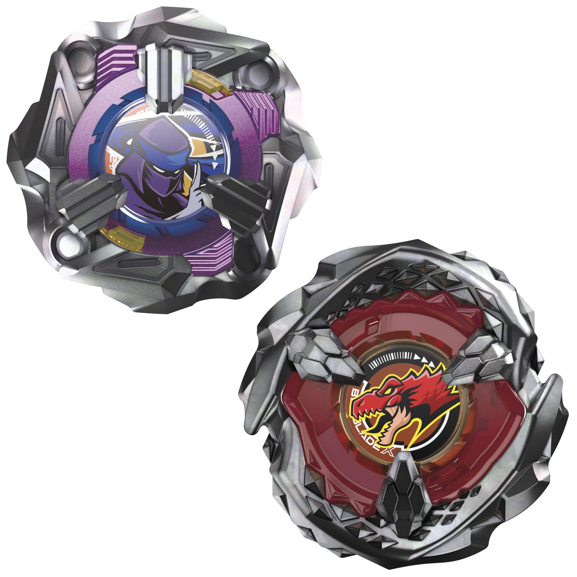 Beyblade Beat Tyranno 4-70Q & Knife Shinobi 4-80HN Dual Pack Set | Right-Spin Attack & Defense Types
