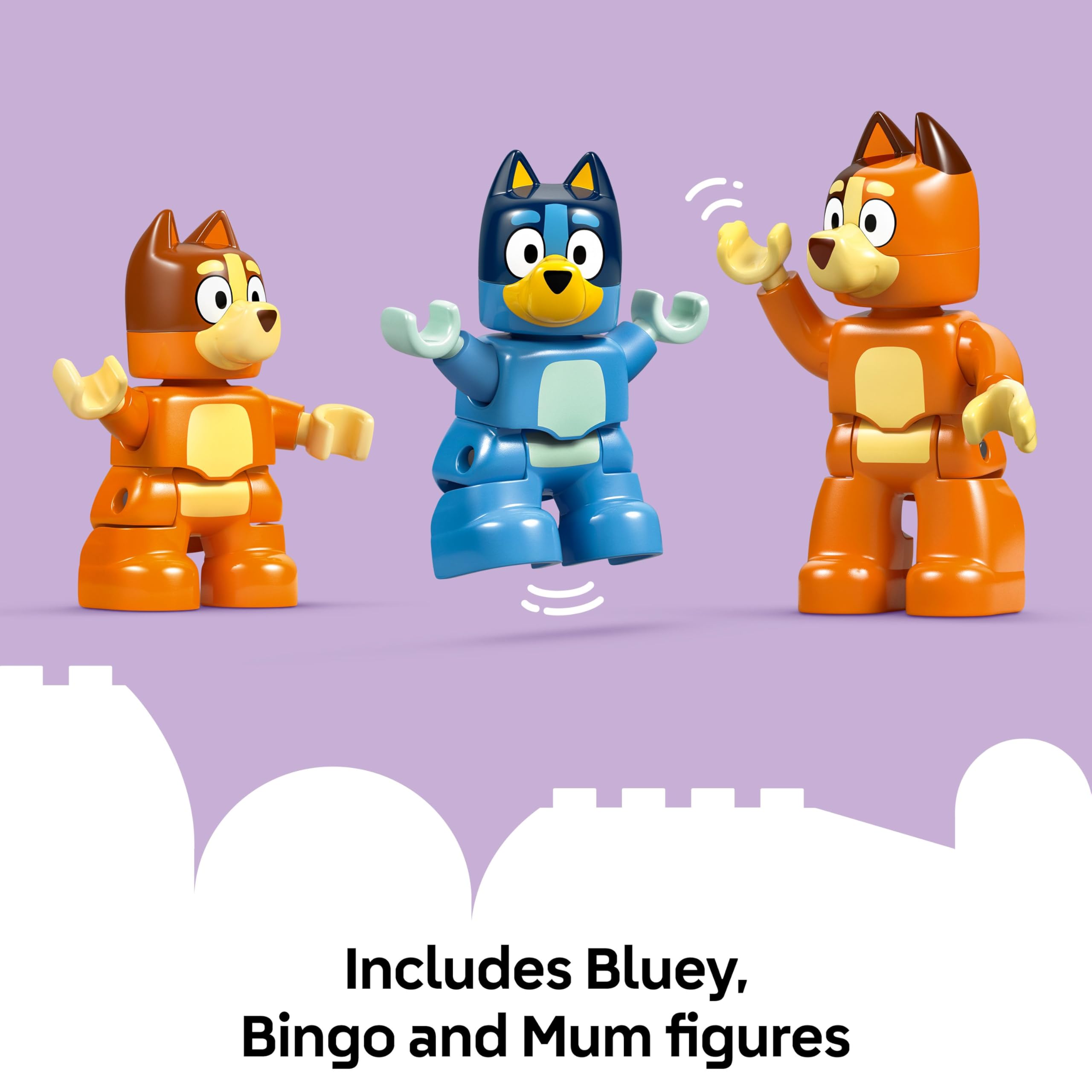 LEGO DUPLO Bluey: Bluey's Family House with Memory Game Building Set | Ages 3+ | Multicolor 6