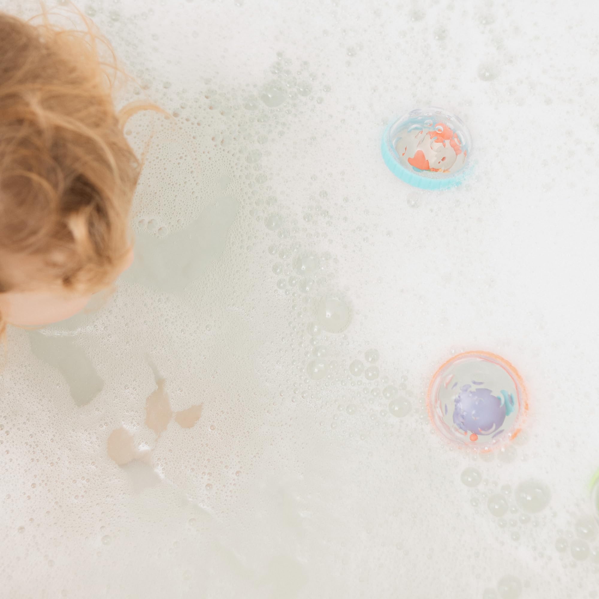 Nuby Floating Bubbly Buds Bath Toy Set | Sensory Play | Easy to Hold | Ages 6M+ 4