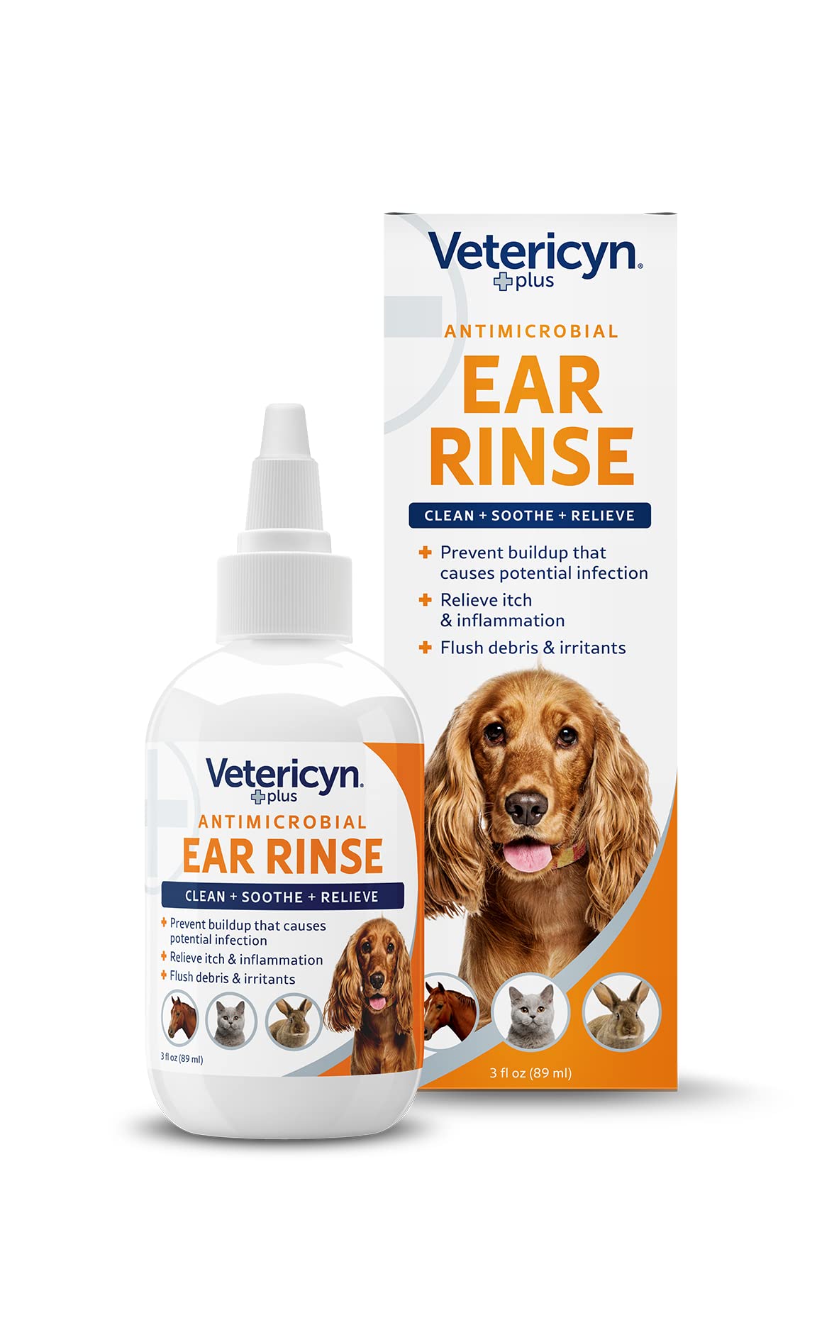 Vetericyn All Animal Ear Rinse - Antimicrobial, Pain-Free Solution | 89ml 1