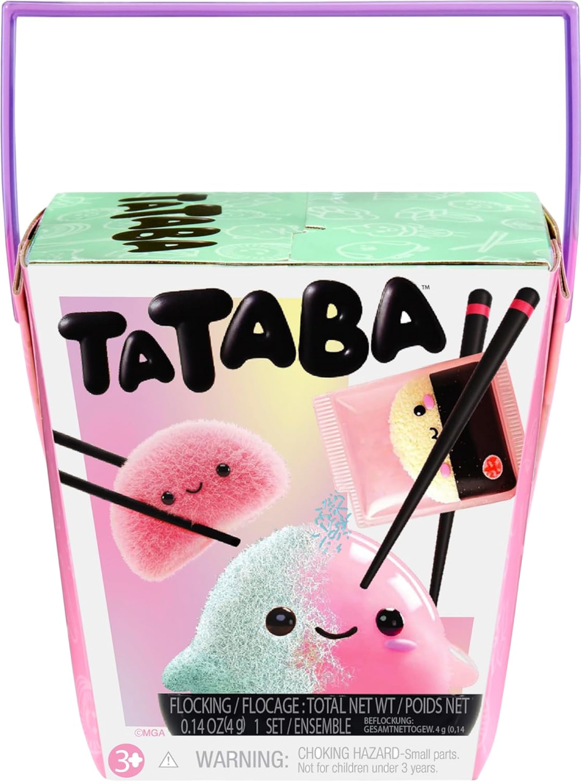 MGA Entertainment Tataba Squishy Collectable Toys - Blind Packaging | DIY Flocking | 18 Variations