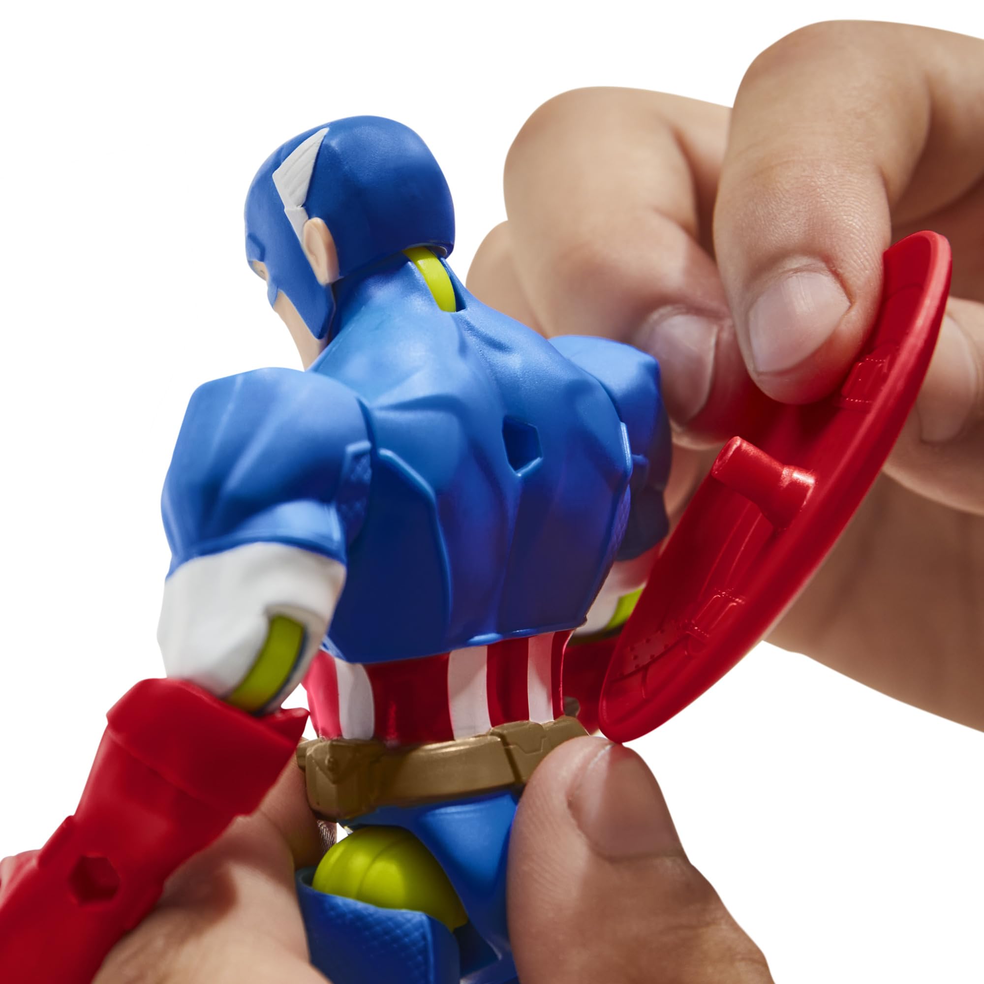 Marvel MixMashers Captain America Action Figure - Interchangeable Parts | 12 cm Size 3