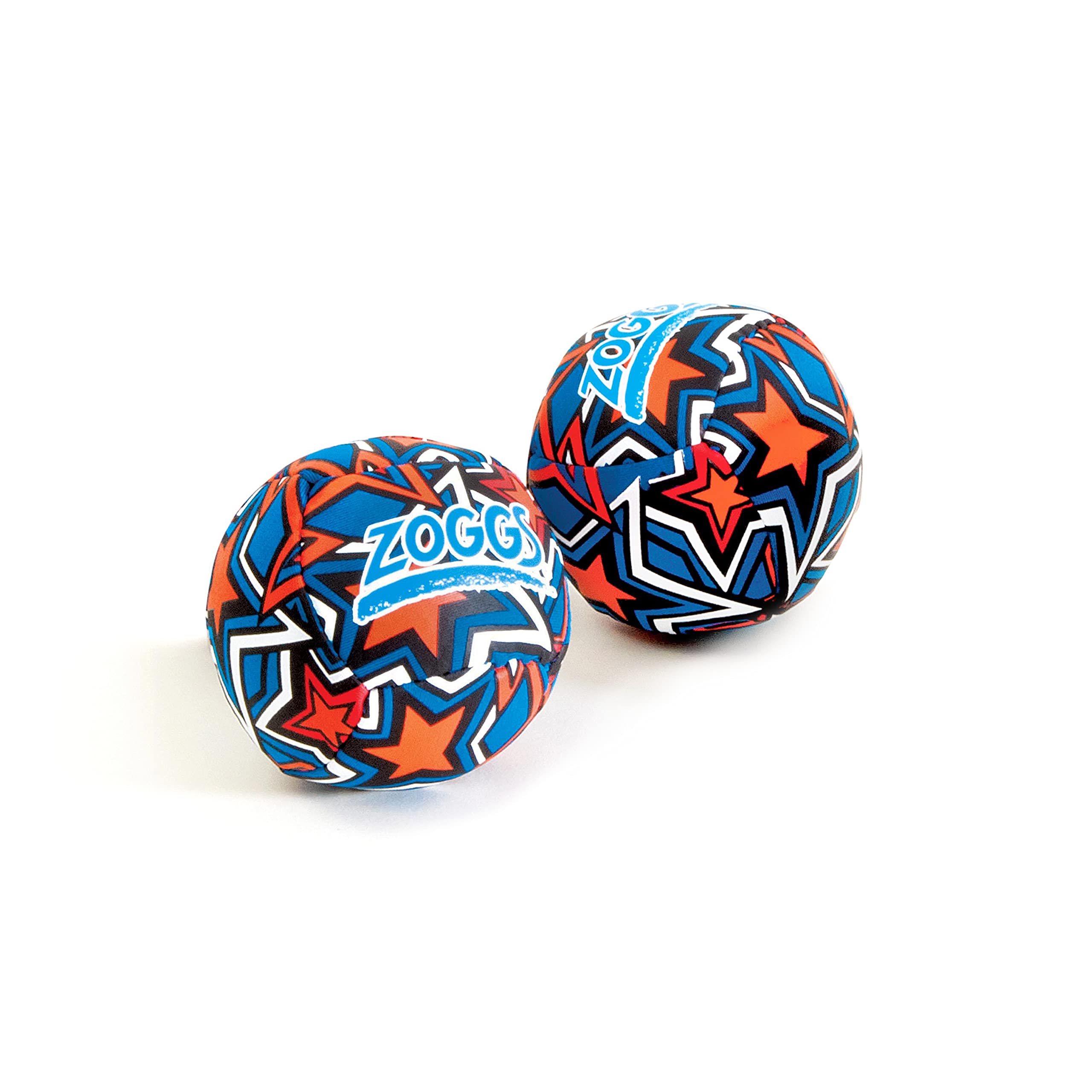 Zoggs Unisex Baby Splash Balls - Water Friendly Neoprene Covered | Set of 2 Orange/Blue