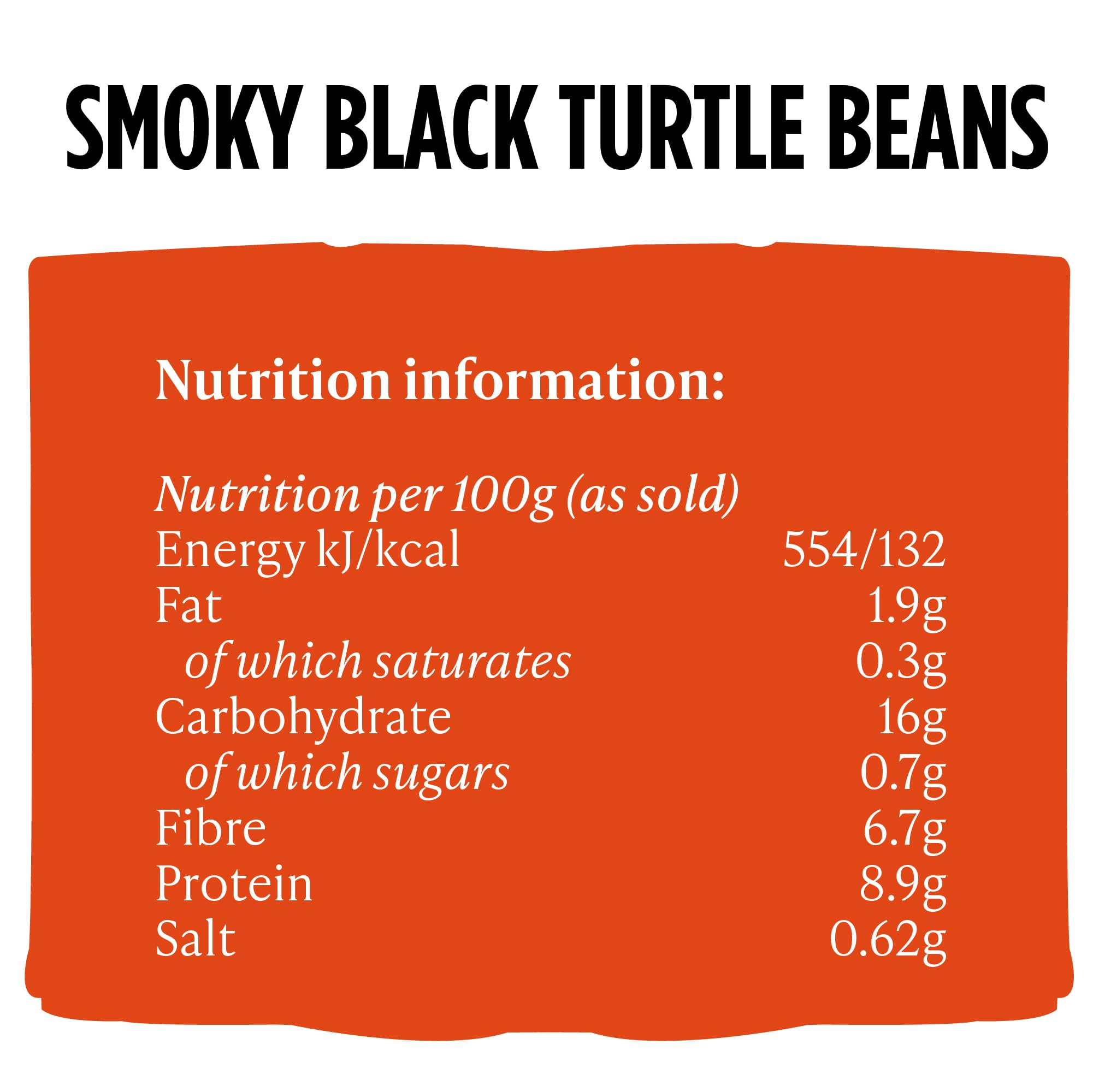 Merchant Gourmet Smoky Black Turtle Beans with Paprika & Chilli - 6 x 240g Pouches | Drain-Free 5