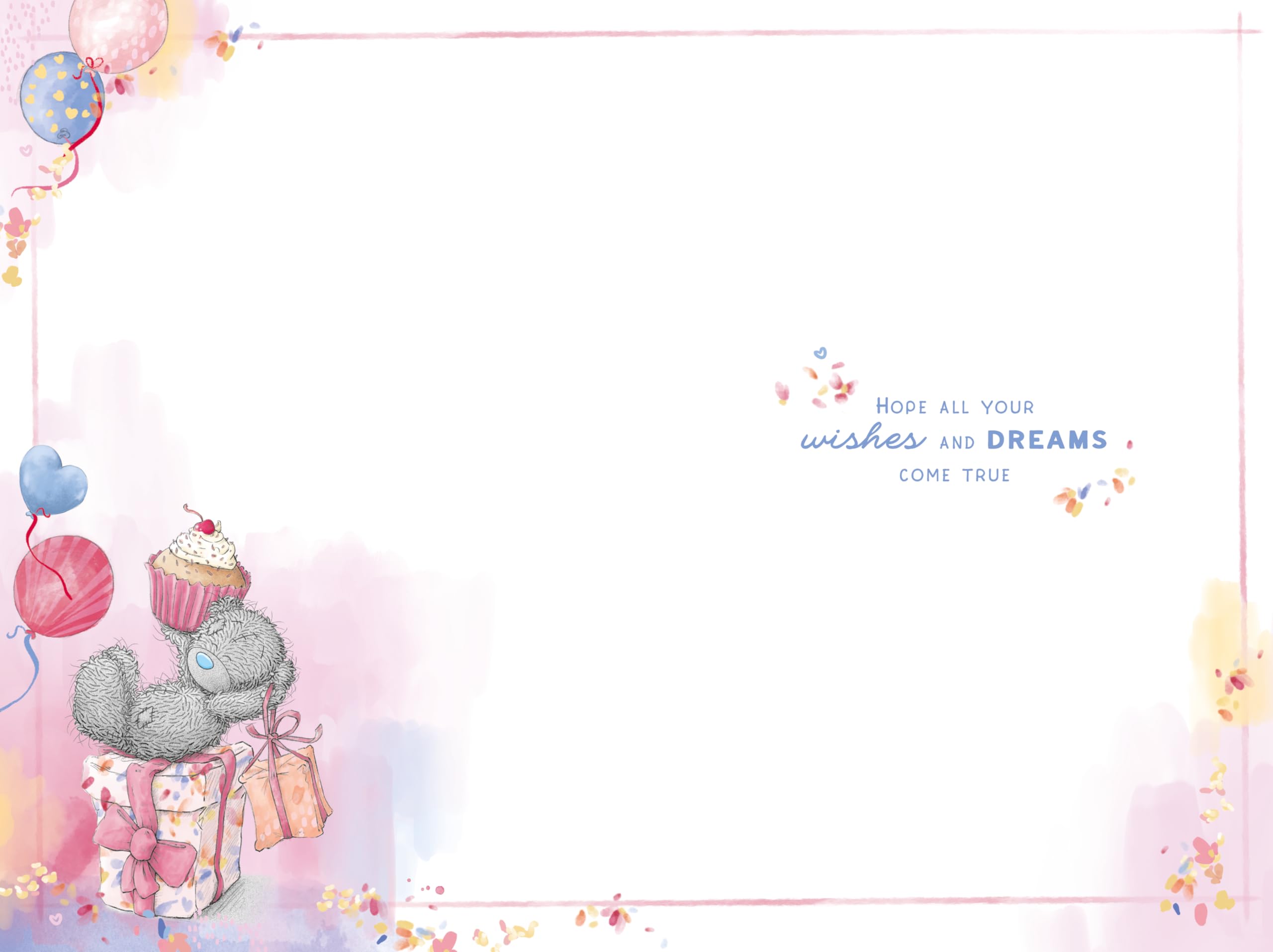 Me To You Tatty Teddy Fabulous Sister Luxury Gold Foil Birthday Card | 6 x 9 inches