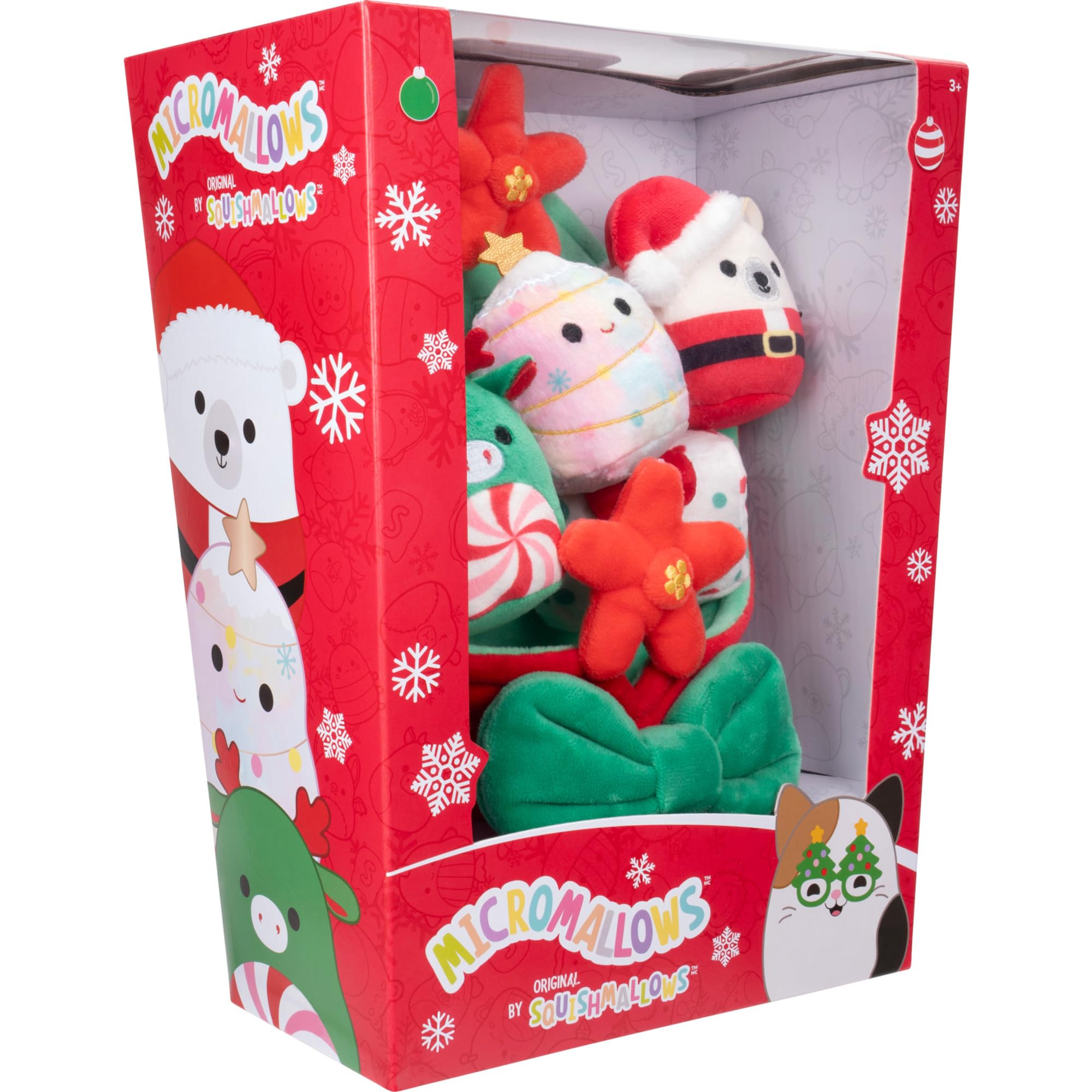 Squishmallows Micromallows Holiday Bouquet - 3 x 2.5-inch Plush, 9.5-inch Bouquet 7