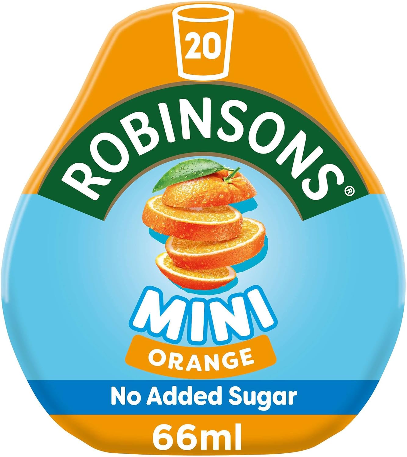 Robinsons Mini-Orangengeschmackskonzentrat ohne Zuckerzusatz, kalorienarm, 6er-Pack (je 66 ml) 4
