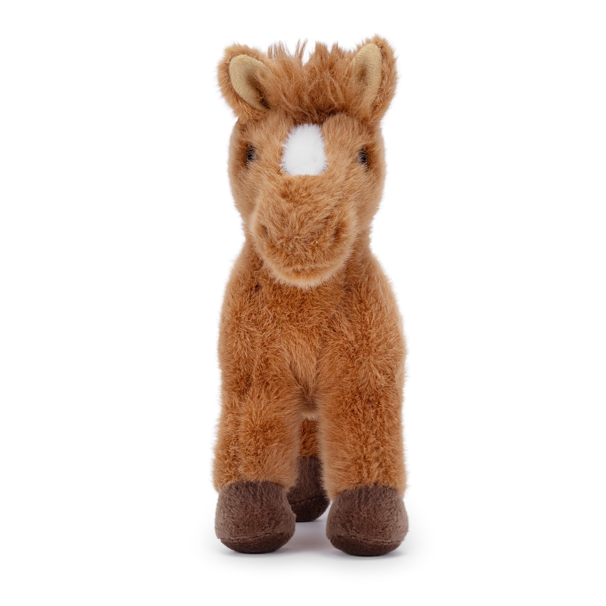 Zappi Co Light Brown Horse Plush Toy - 25cm Soft Stuffed Animal for Cuddles | Machine Washable 3