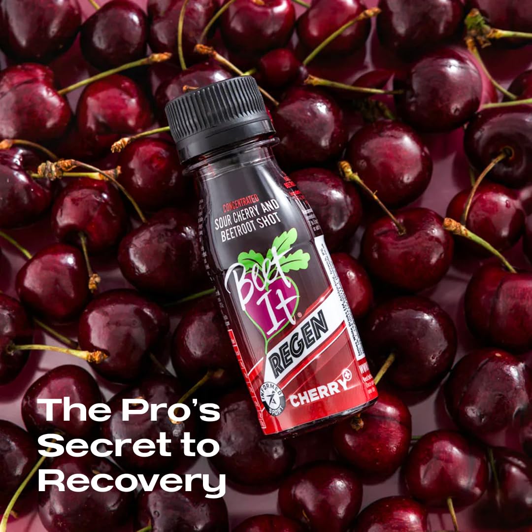 BEET IT Regen Cherry Shot - Post-Workout Recovery | 125mg Dietary Nitrates | Pack of 15 (70ml) 7