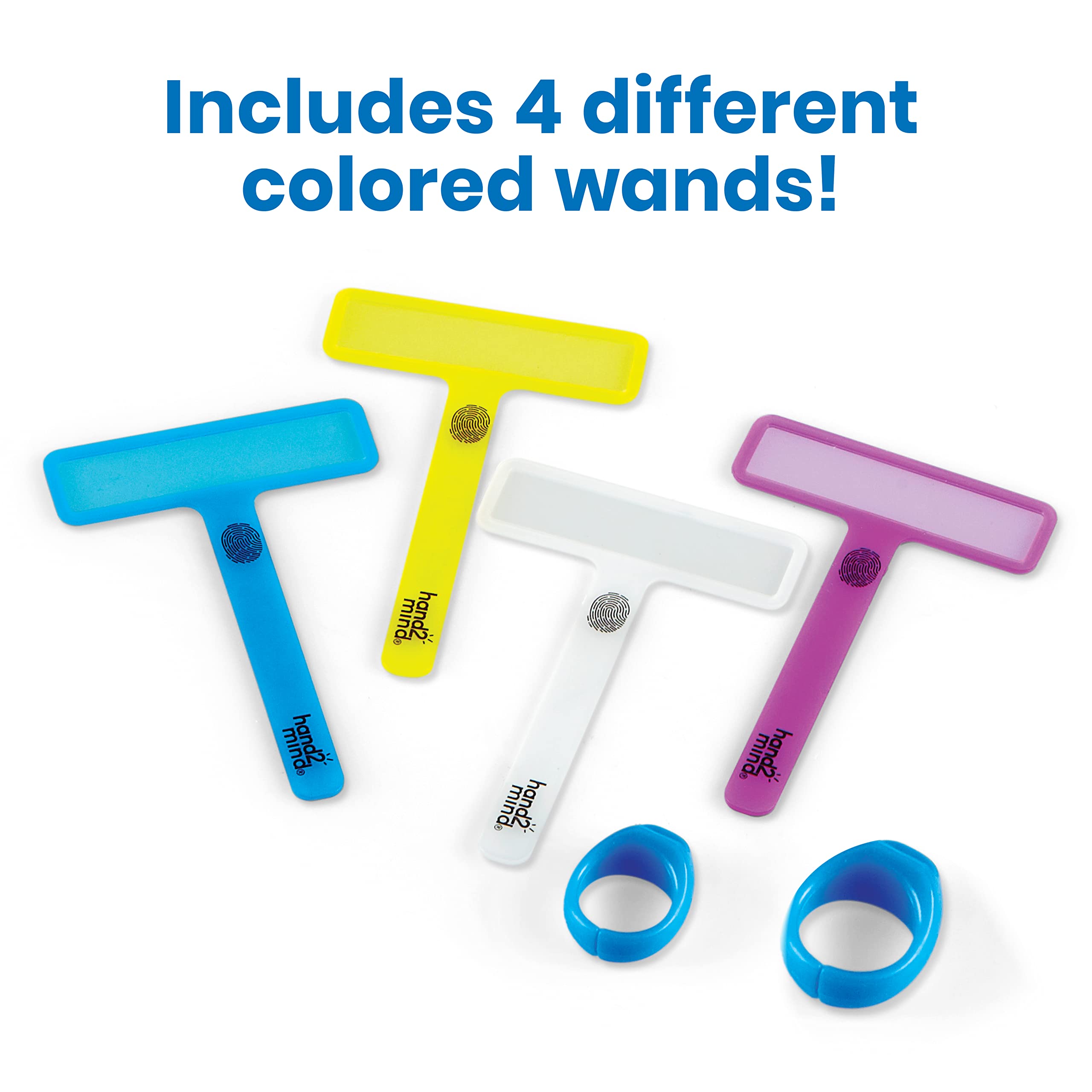 hand2mind Finger Focus Highlighter Set - Dyslexia & Autism Reading Aid | Ages 3+