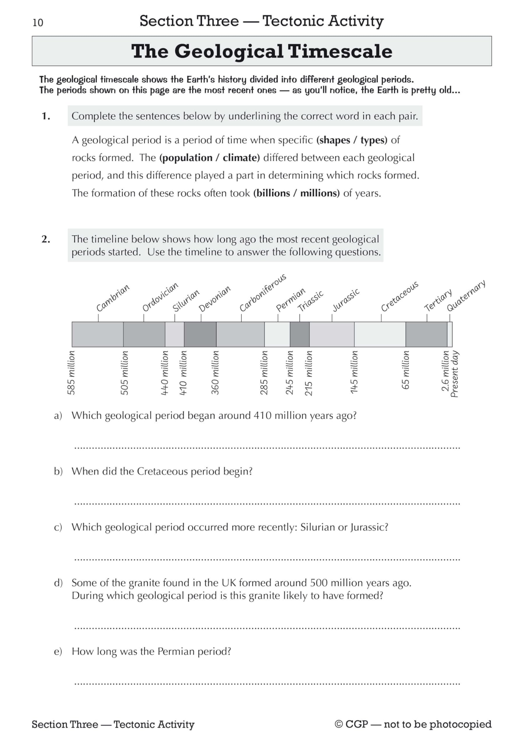 CGP New KS3 Geography Workbook with Answers - Years 7, 8 & 9 | Paperback 6