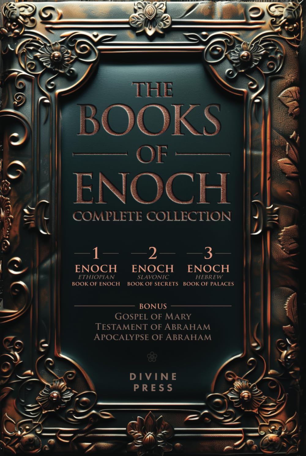 Divine Press The Books of Enoch: Complete Collection - 1 Enoch, 2 Enoch, 3 Enoch | Hardcover