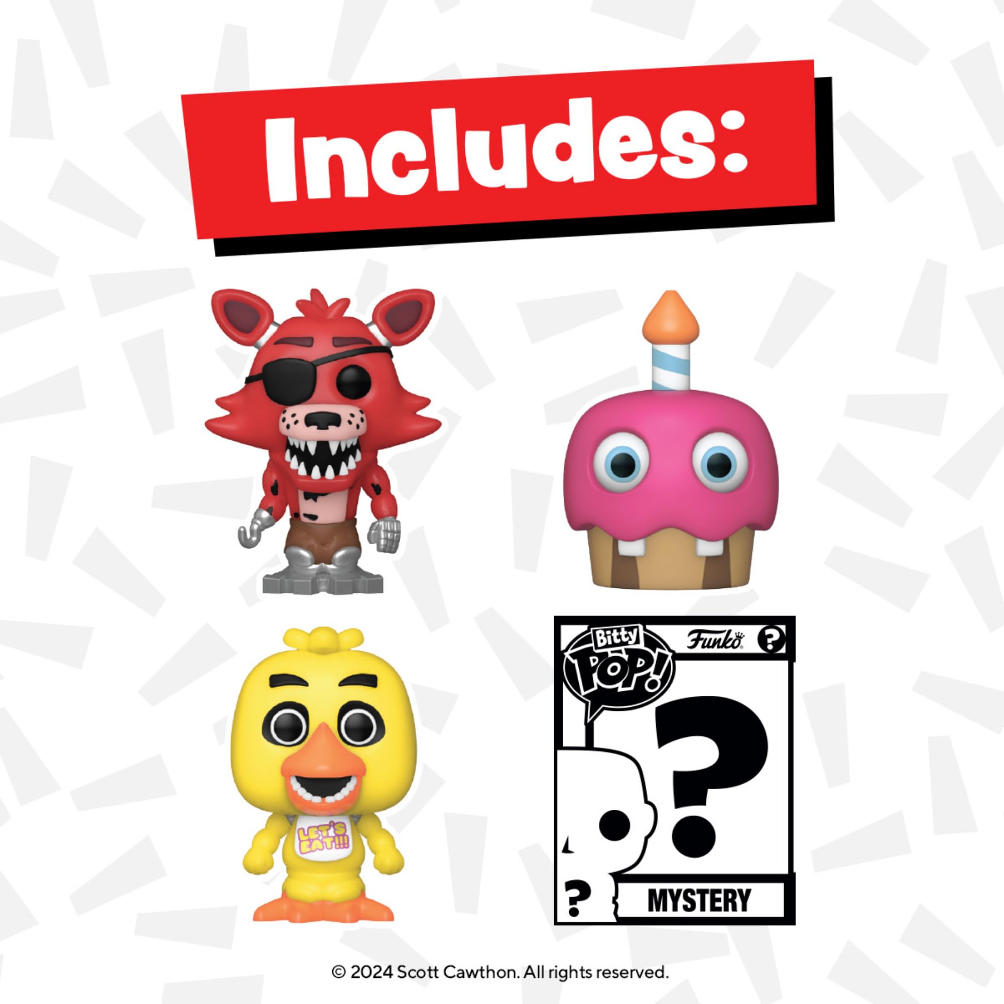 Funko Bitty POP! Five Nights at Freddy's Mystery Mini Figures - 4 Pack