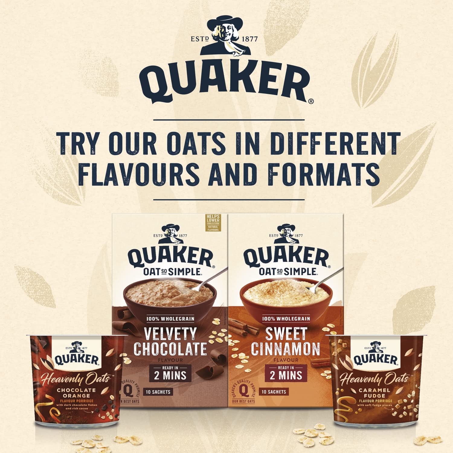 Quaker Oat So Simple Sweet Cinnamon Porridge - 10 Sachets x 33g | Reduces Cholesterol 4