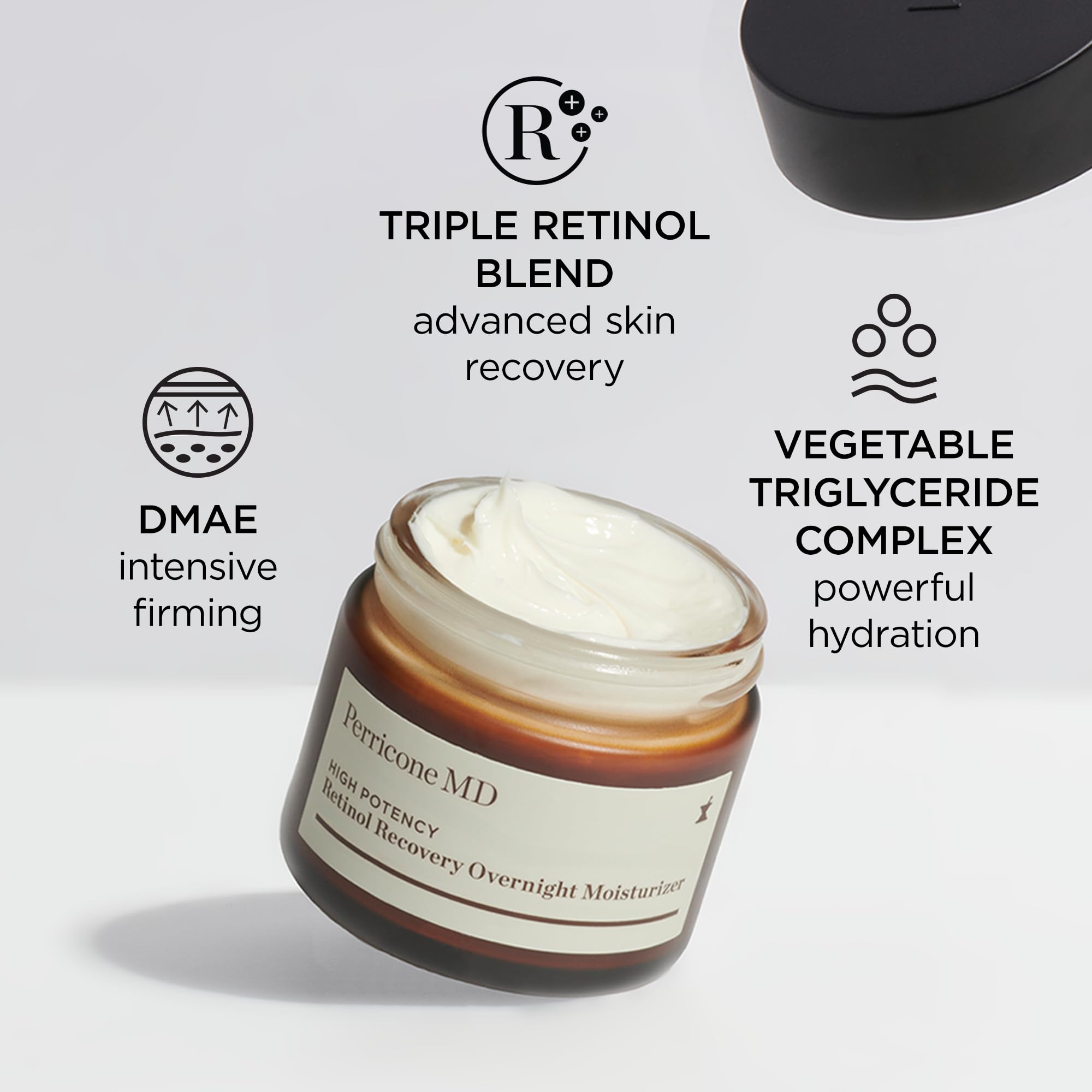 Perricone MD High Potency Retinol Recovery Overnight Moisturizer Cream 59 ml for Unisex Adult 5