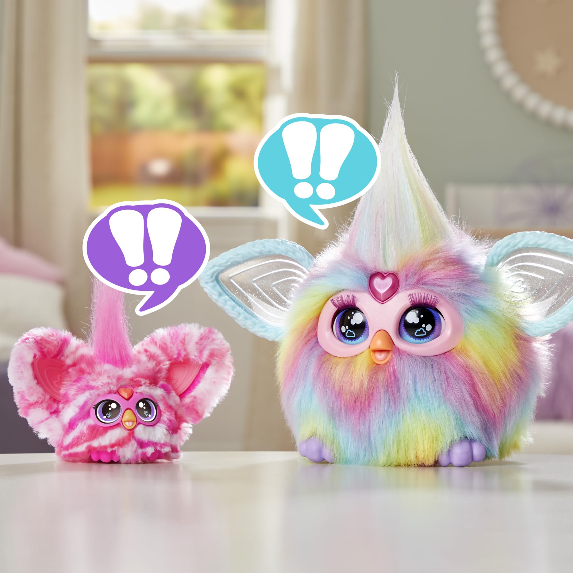Furby Bub-Lee K-Pop Mini Electronic Plush Toy with Sound & Keychain | Ages 6+ | Pink 10