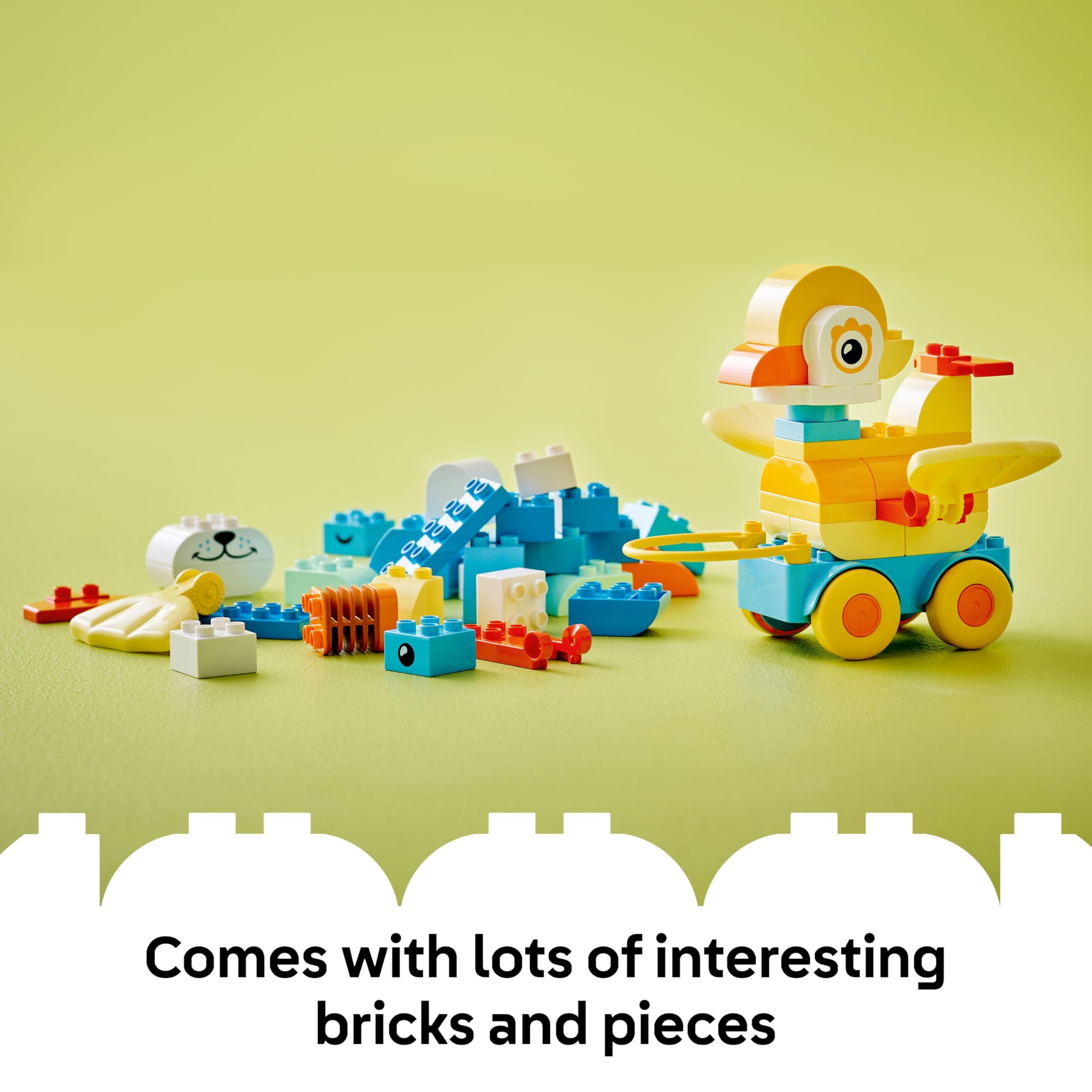 LEGO DUPLO Town 10448 3in1 Animals on Wheels Building Set | Ages 2+ 6