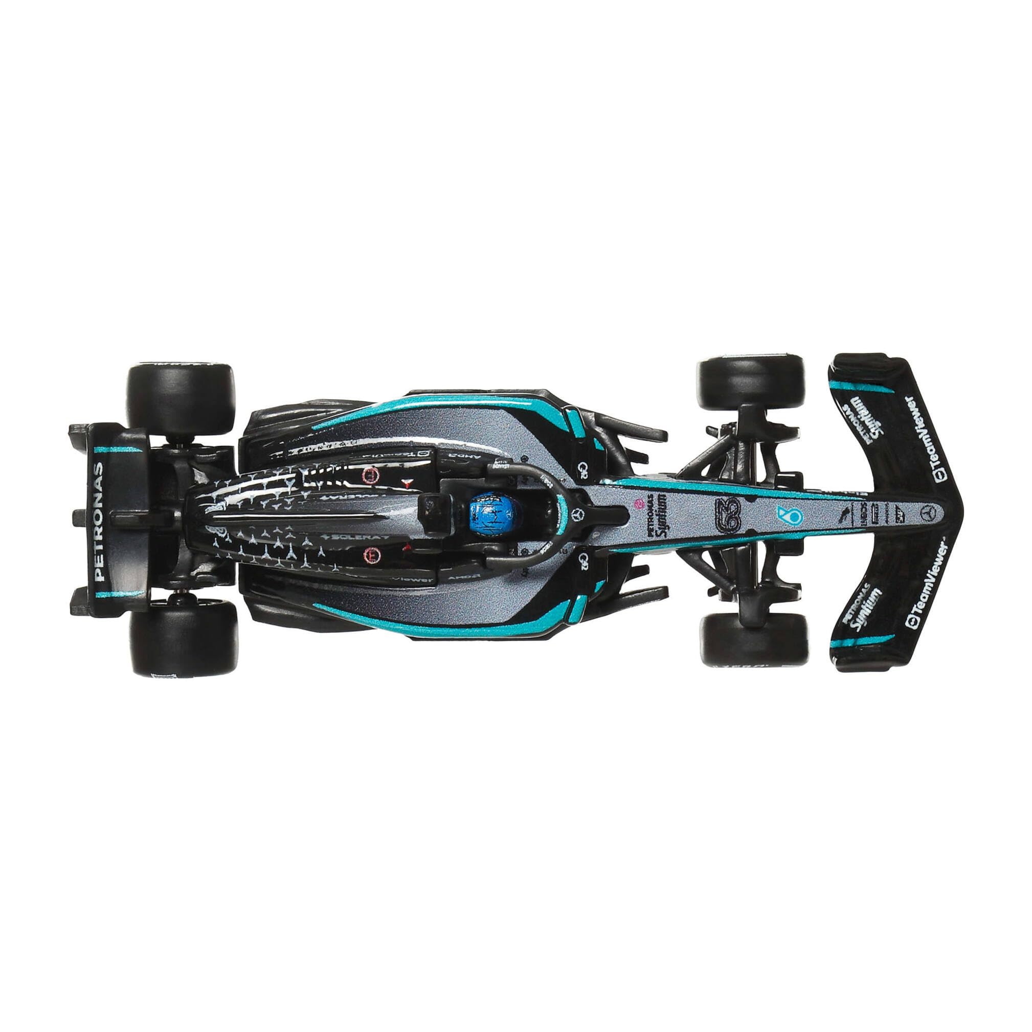 Hot Wheels Formula 1 Mercedes-Benz George Russell #63 Die-Cast Car | 1:64 Scale | Metal/Metal Body
