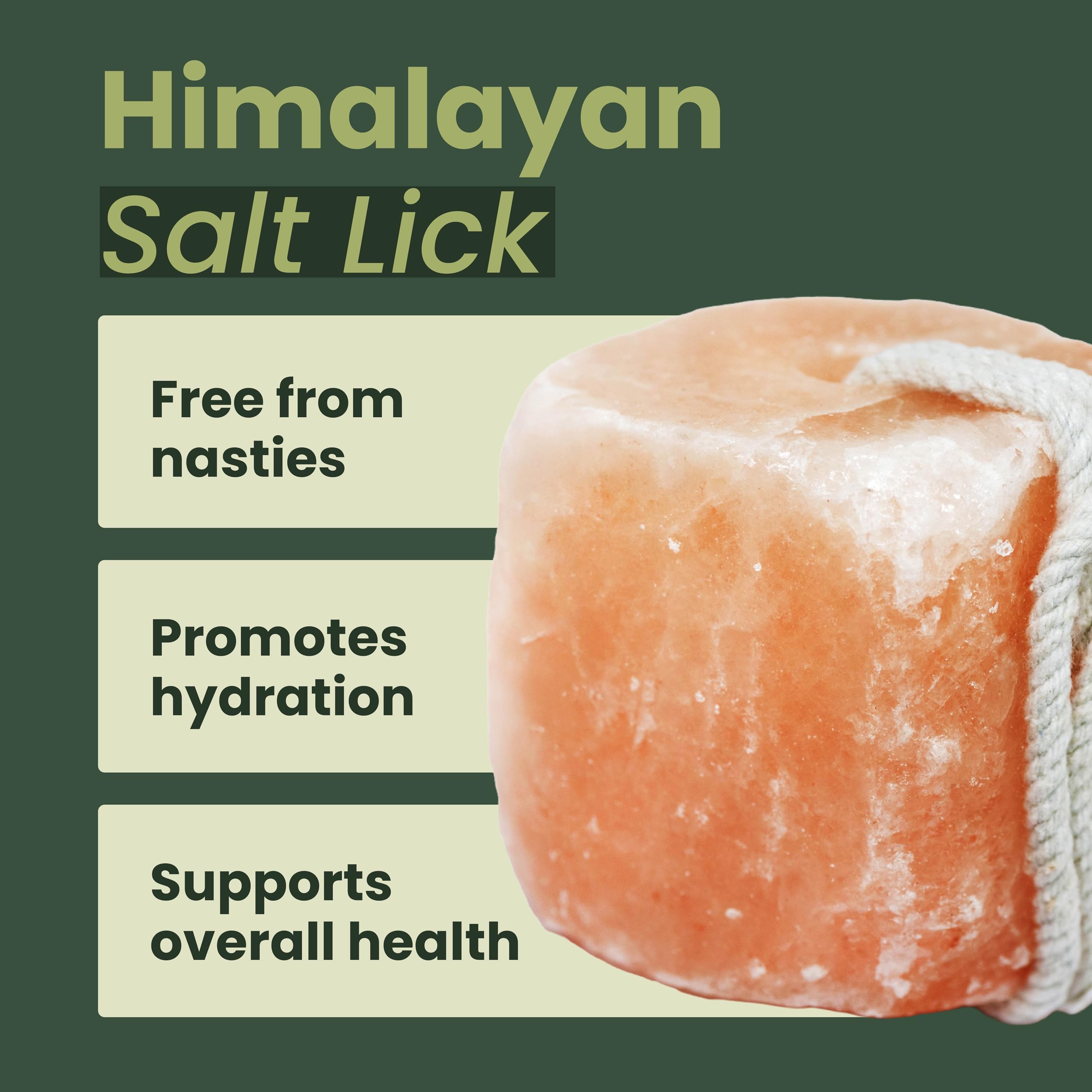 Horse Herbs Himalayan Salt Lick - 1.5kg Natural Equine Supplement for Hydration & Minerals 3