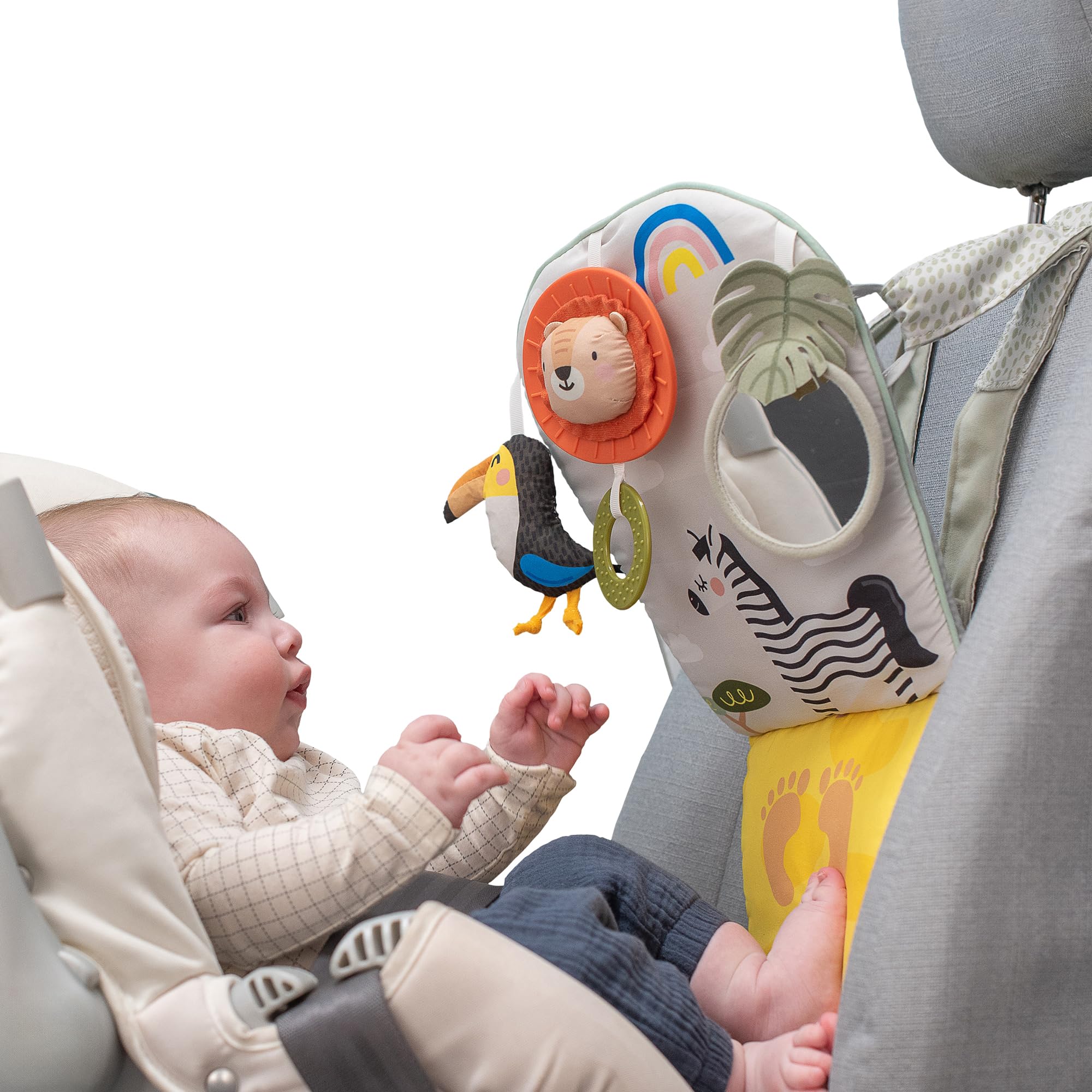 Taf Toys Savannah Play & Kick Car Toy - Sensory Activity Toy for Rear-Facing Babies
