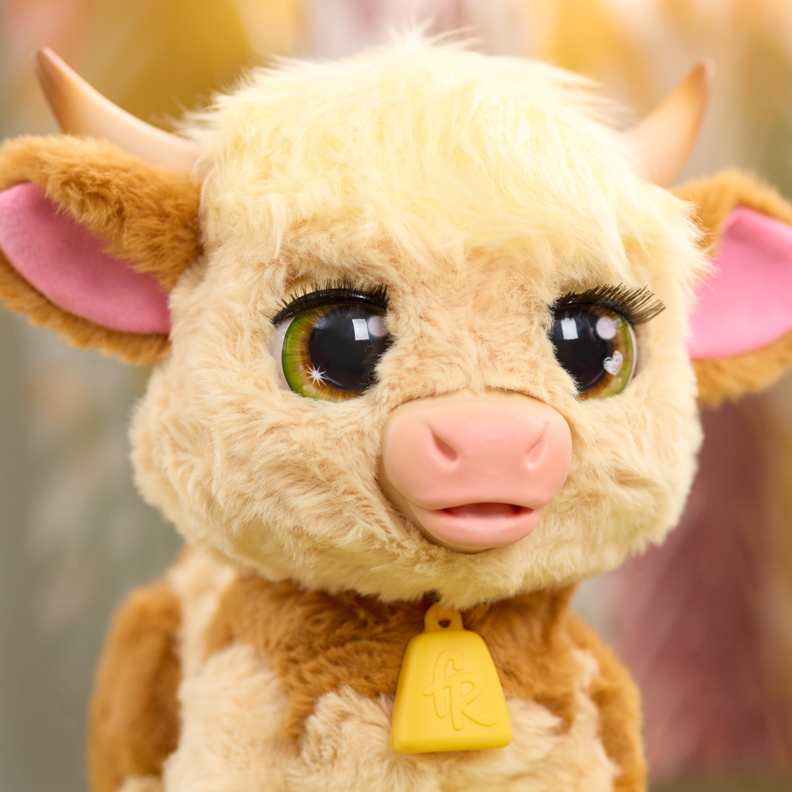 furReal Maggie the Feed & Follow Cow - Interactive Plush Toy for Ages 4+ 14