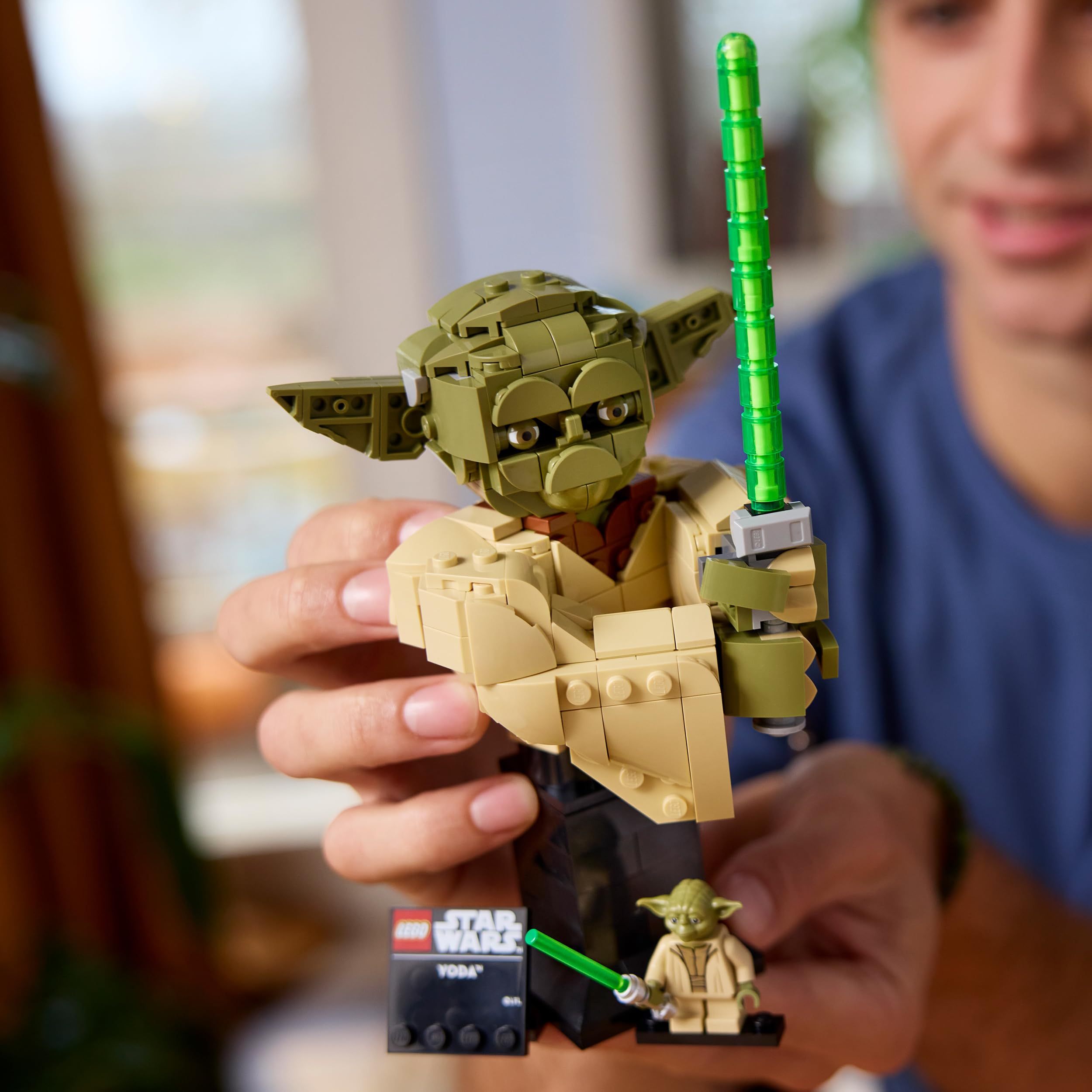 LEGO Star Wars 75438 Yoda Bust Display Model Kit for Adults | 18+ 4