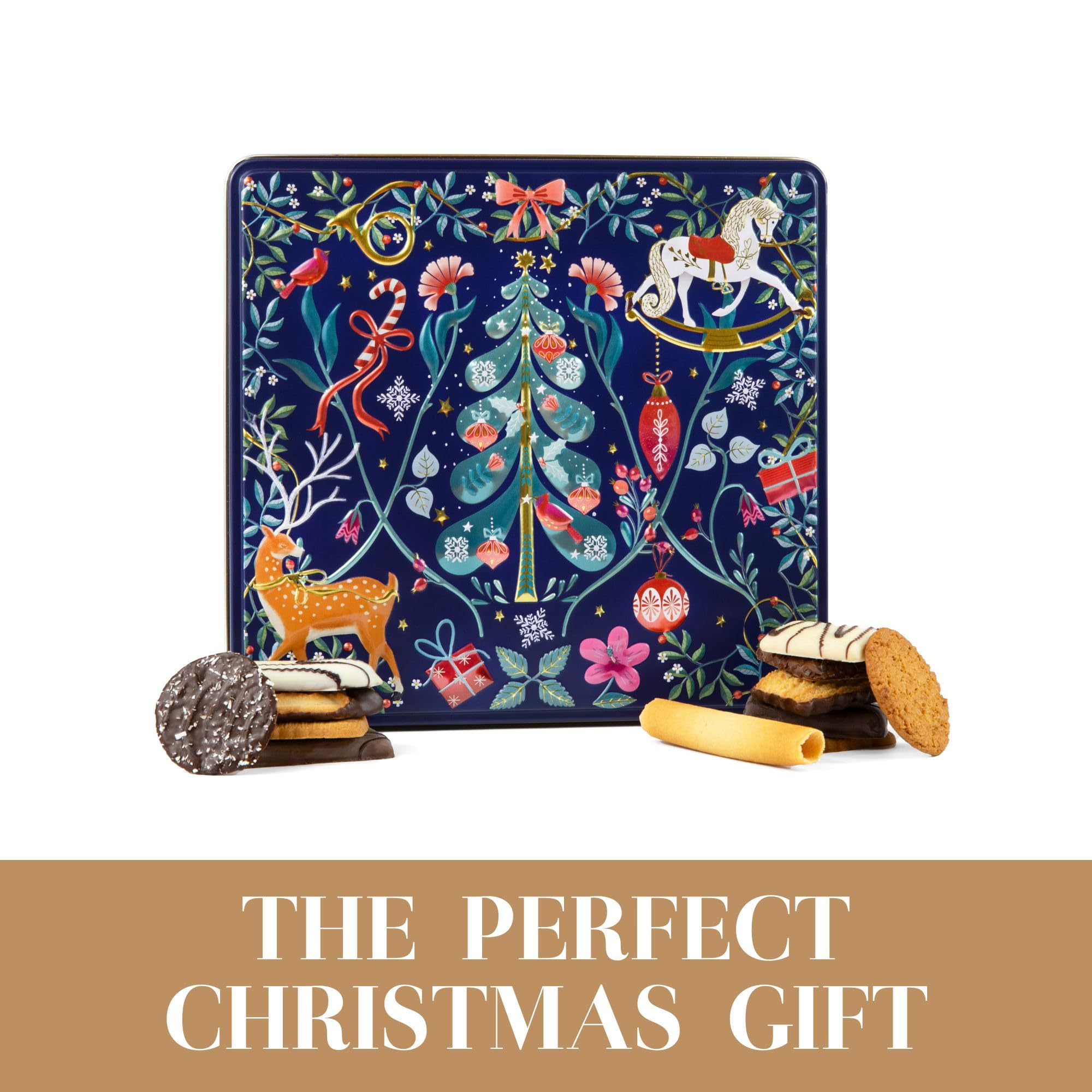 The Silver Crane Company - Scandi Belgian Biscuits Tin Christmas Gift Set 2