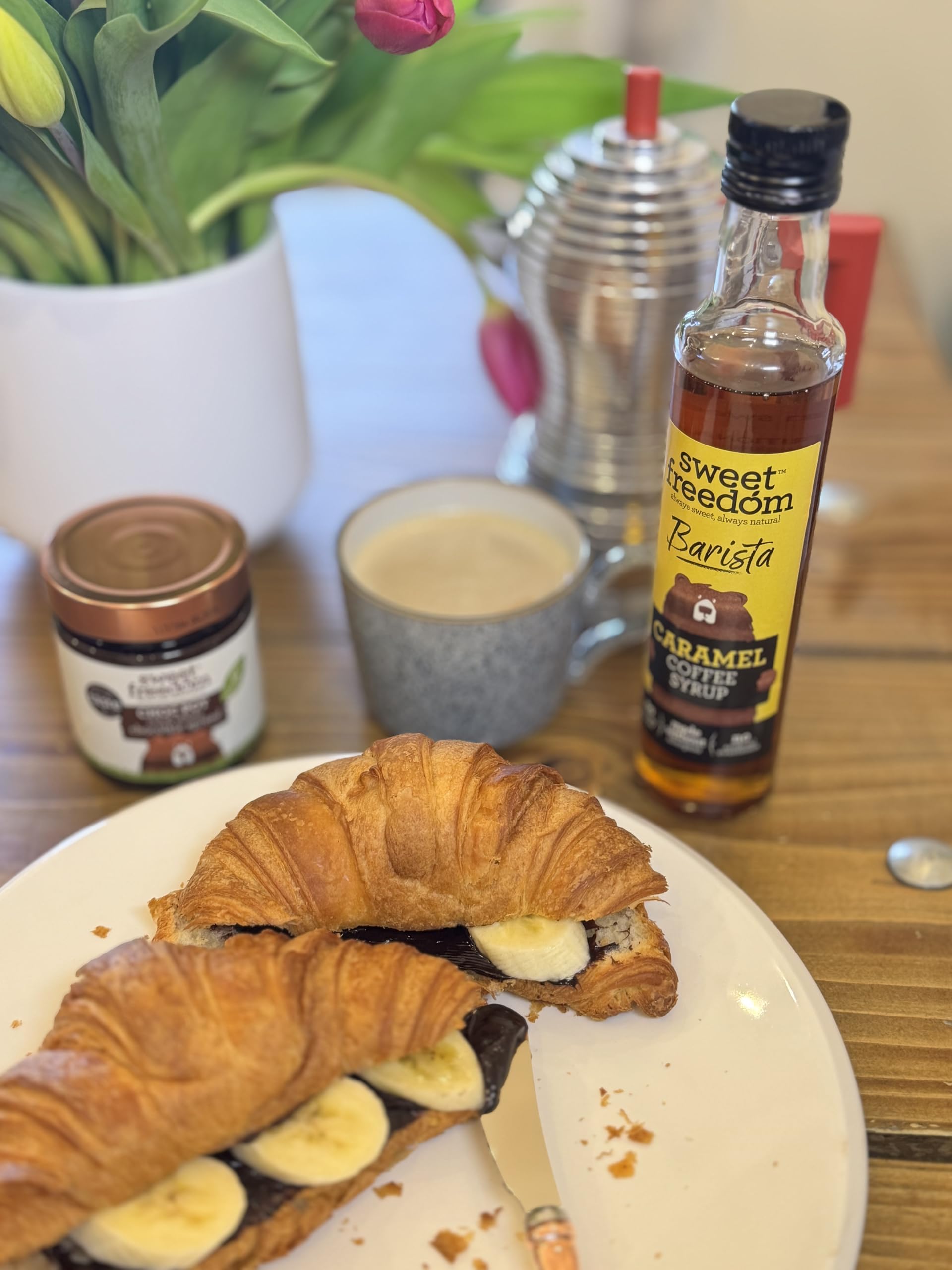 Sweet Freedom Barista Caramel Syrup - Refined Sugar Free, Fat Free | 250 ml Bottle 4