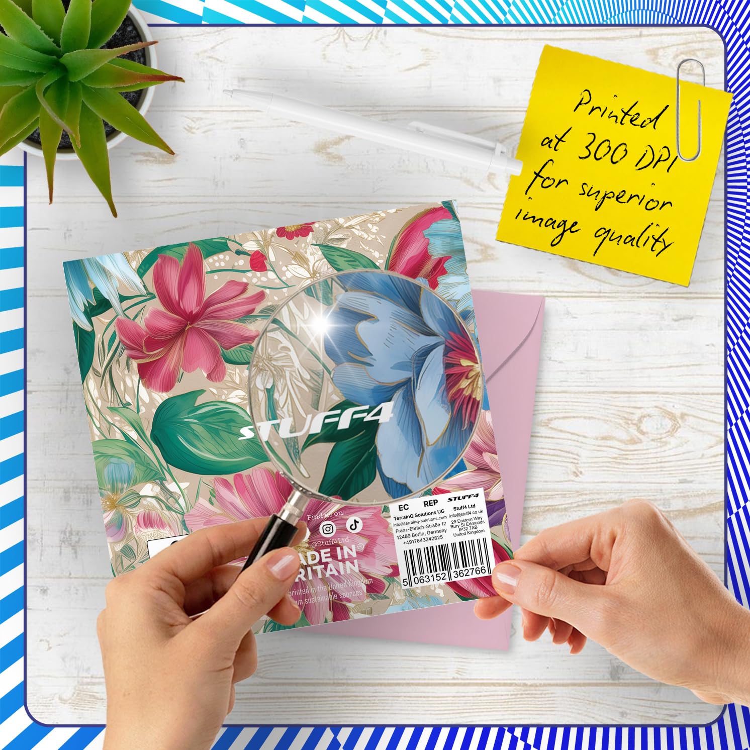 Stuff4 Daughter Birthday Card - Special Greetings, Uncoated Writing Surface | 145mm x 145mm
