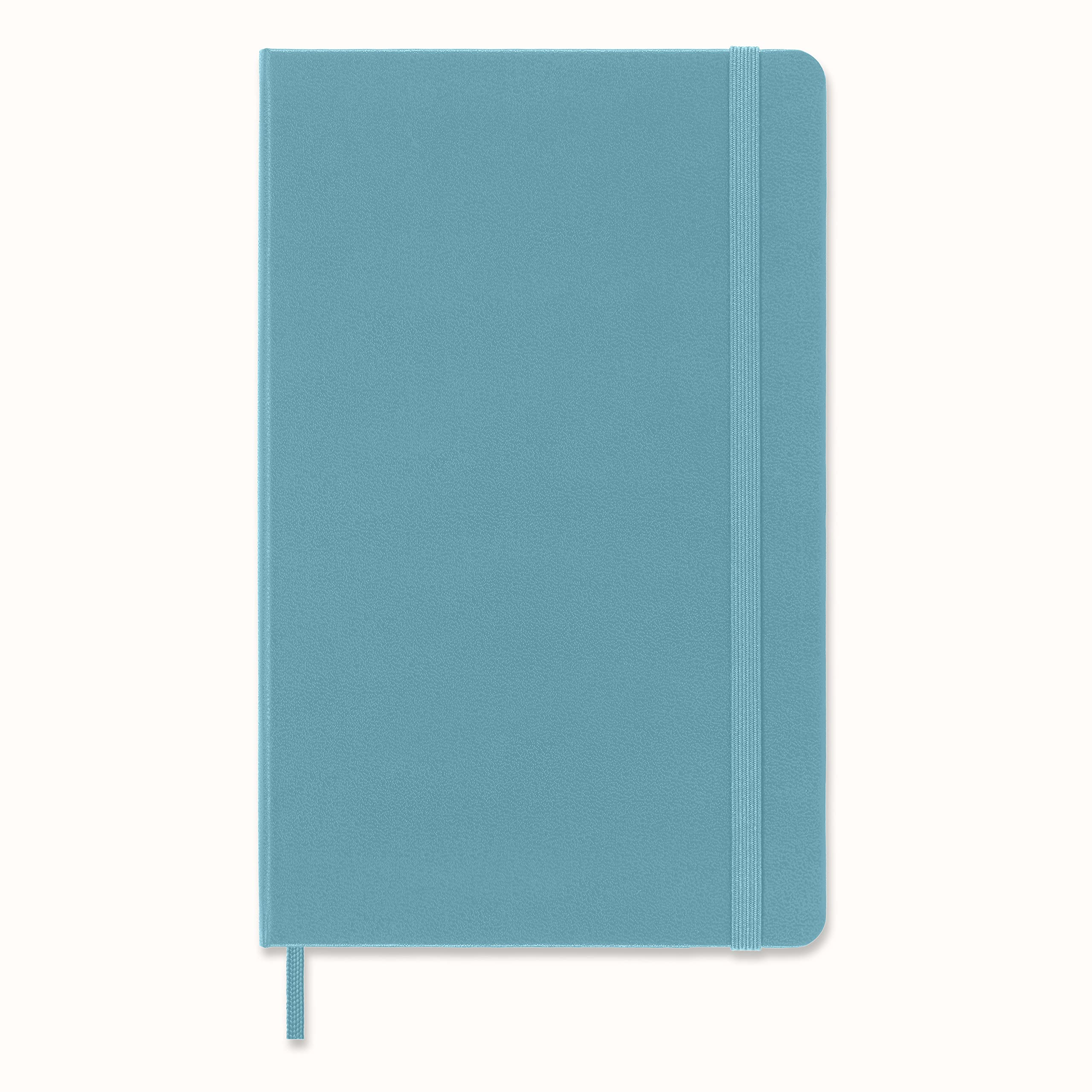 Moleskine Classic Notebook - Ruled Pages, Hard Cover, Large 13x21cm | 240 Pages | Reef Blue