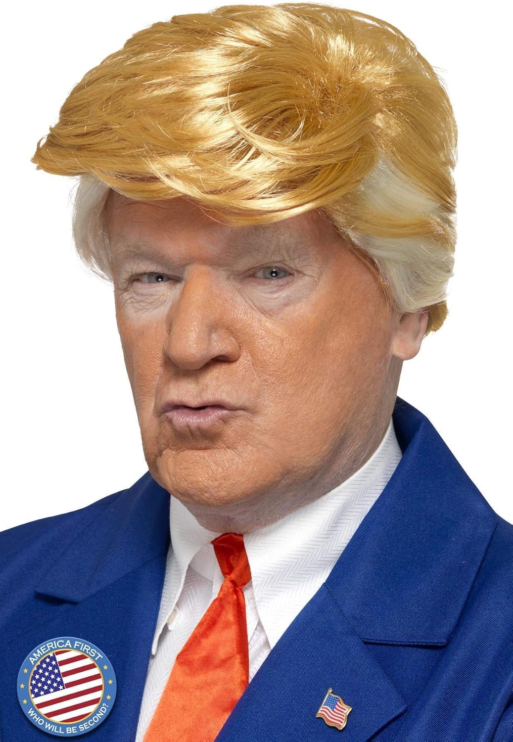 Smiffys President Blonde Wig, One Size