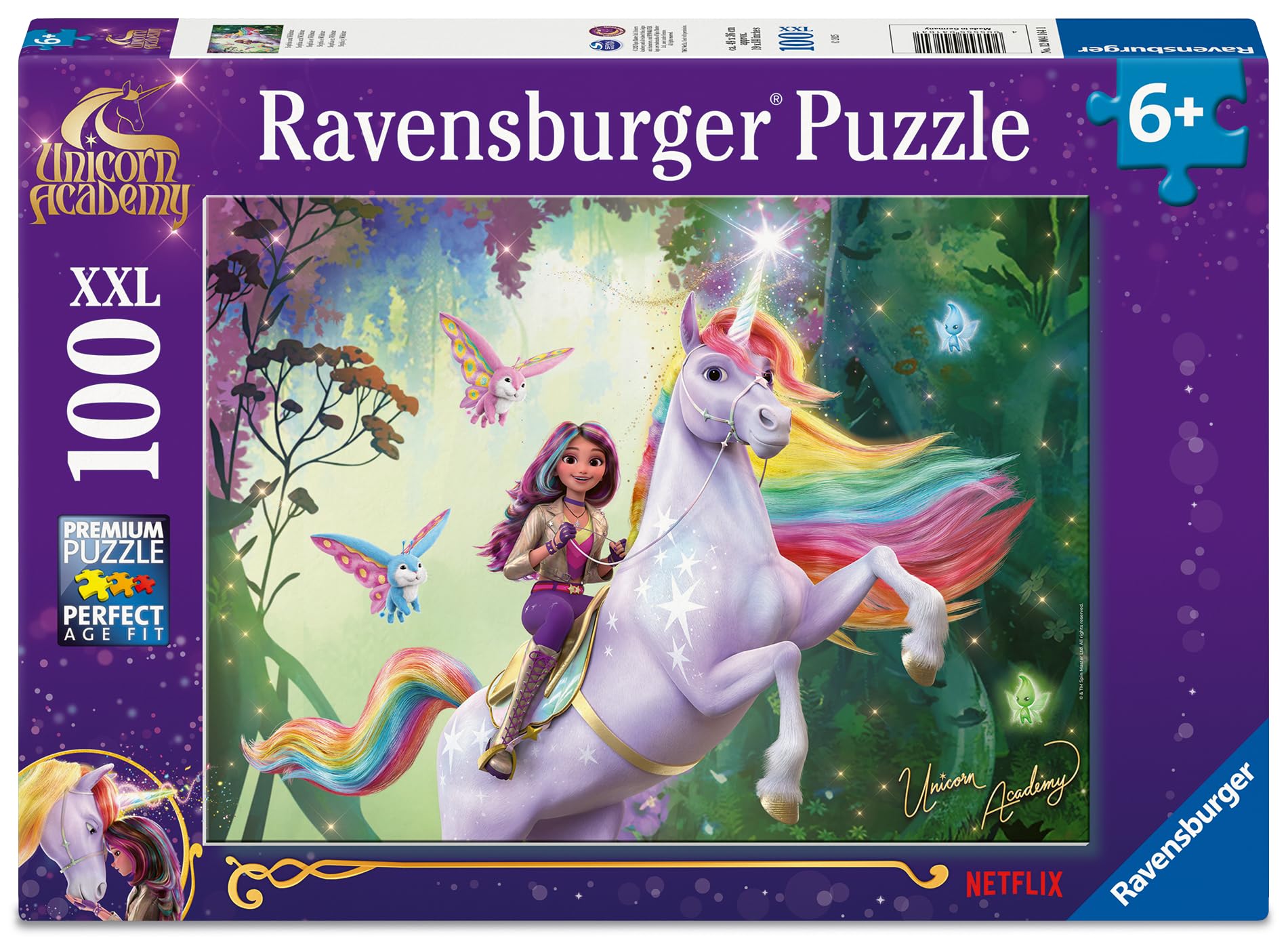 Ravensburger Unicorn Academy 100 Piece Jigsaw Puzzle for Children Age 6+ | XXL Pieces 6
