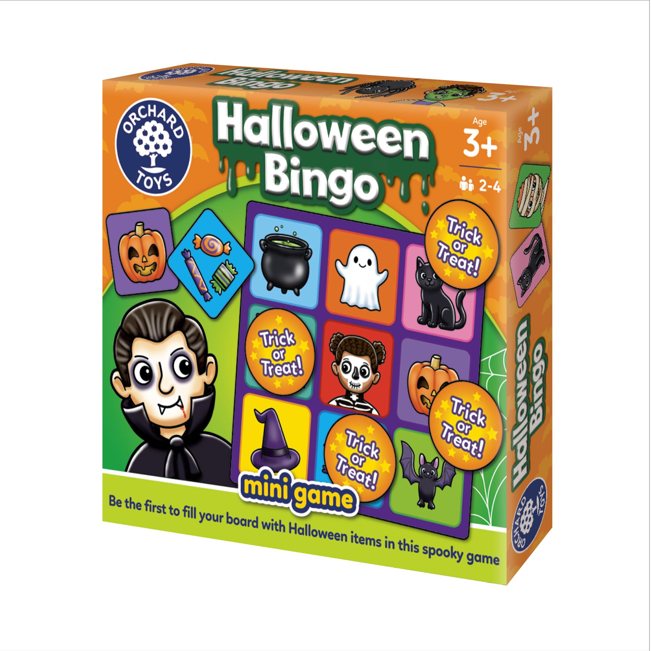 Orchard Toys Halloween Bingo Mini Game - Spooky Travel Game for Ages 3+ 1