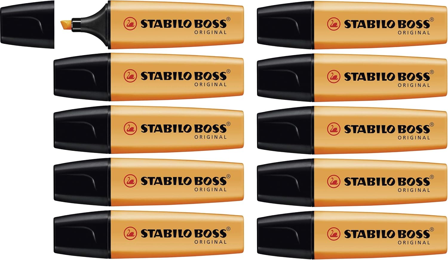 Highlighter - STABILO BOSS ORIGINAL Box of 10 Orange