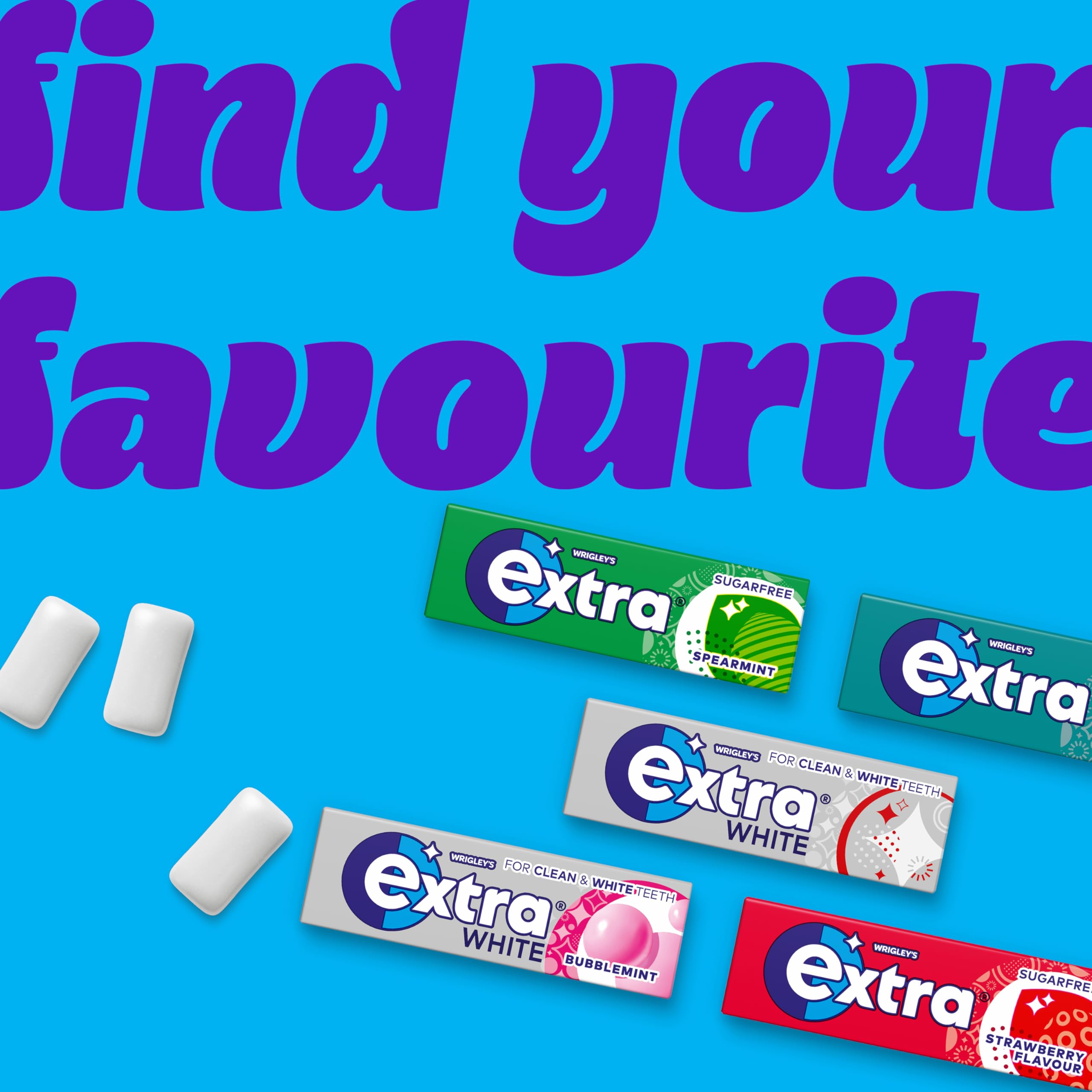 Extra Chewing Gum - Cool Breeze Mint Flavour, Sugar Free | 46 Pieces Bottle 7