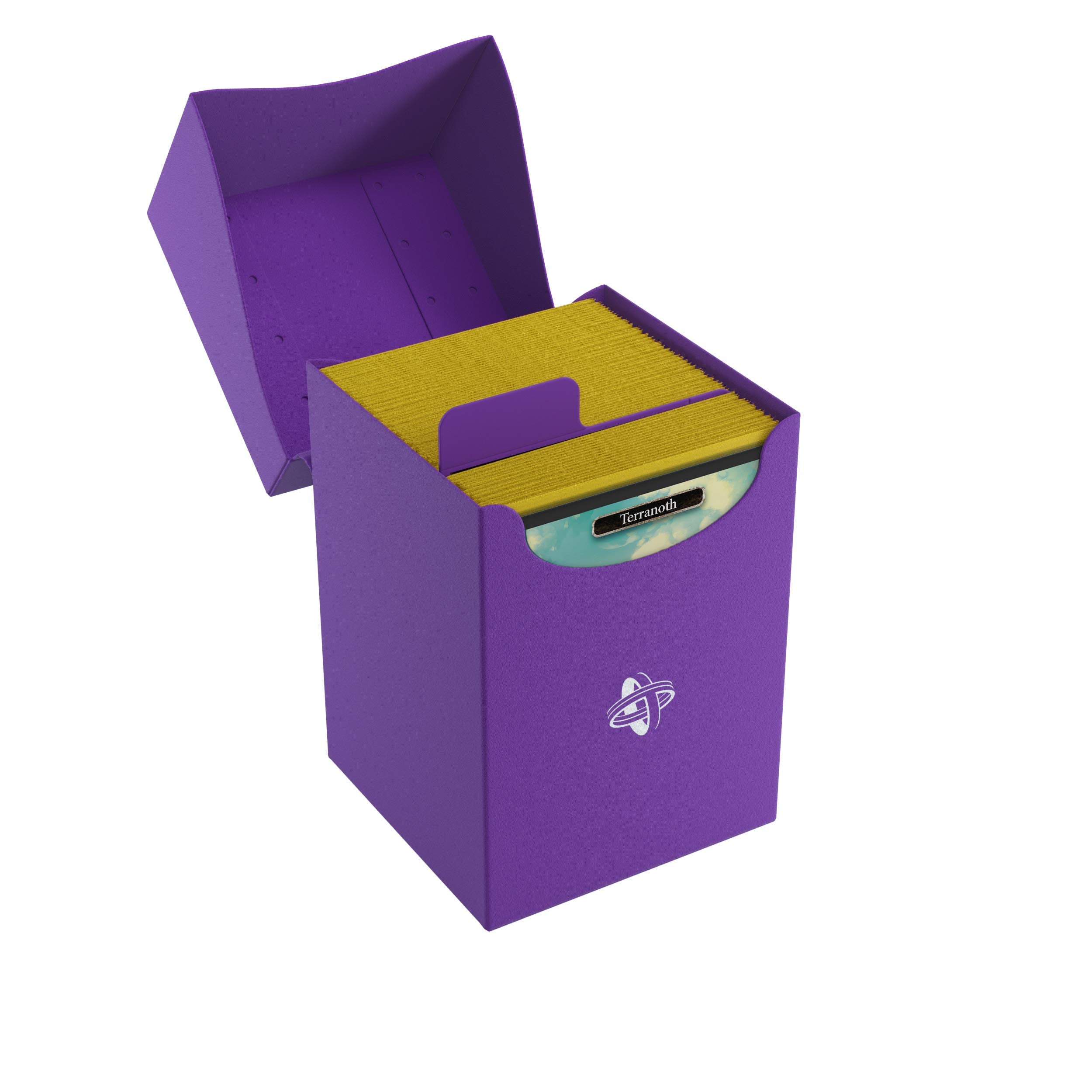 Gamegenic 100-Card Deck Holder - Purple TCG Box for Magic Pokémon Yu-Gi-Oh! 5