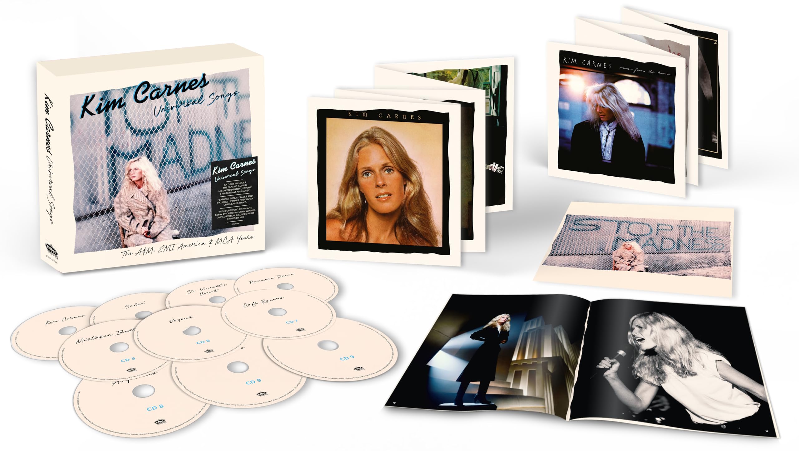 Kim Carnes - Universal Songs: The A&M, EMI America & MCA Years [Signed Limited Edition 10CD Boxset]