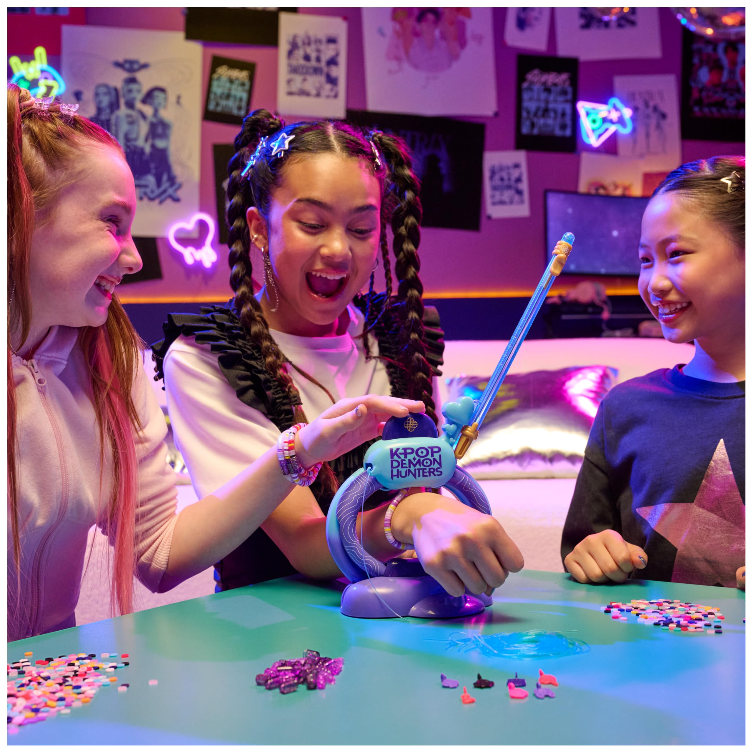 Cool Maker Kpop Demon Hunters HUNTR/X Heishi Bracelet Making Kit - Ages 7+ 2