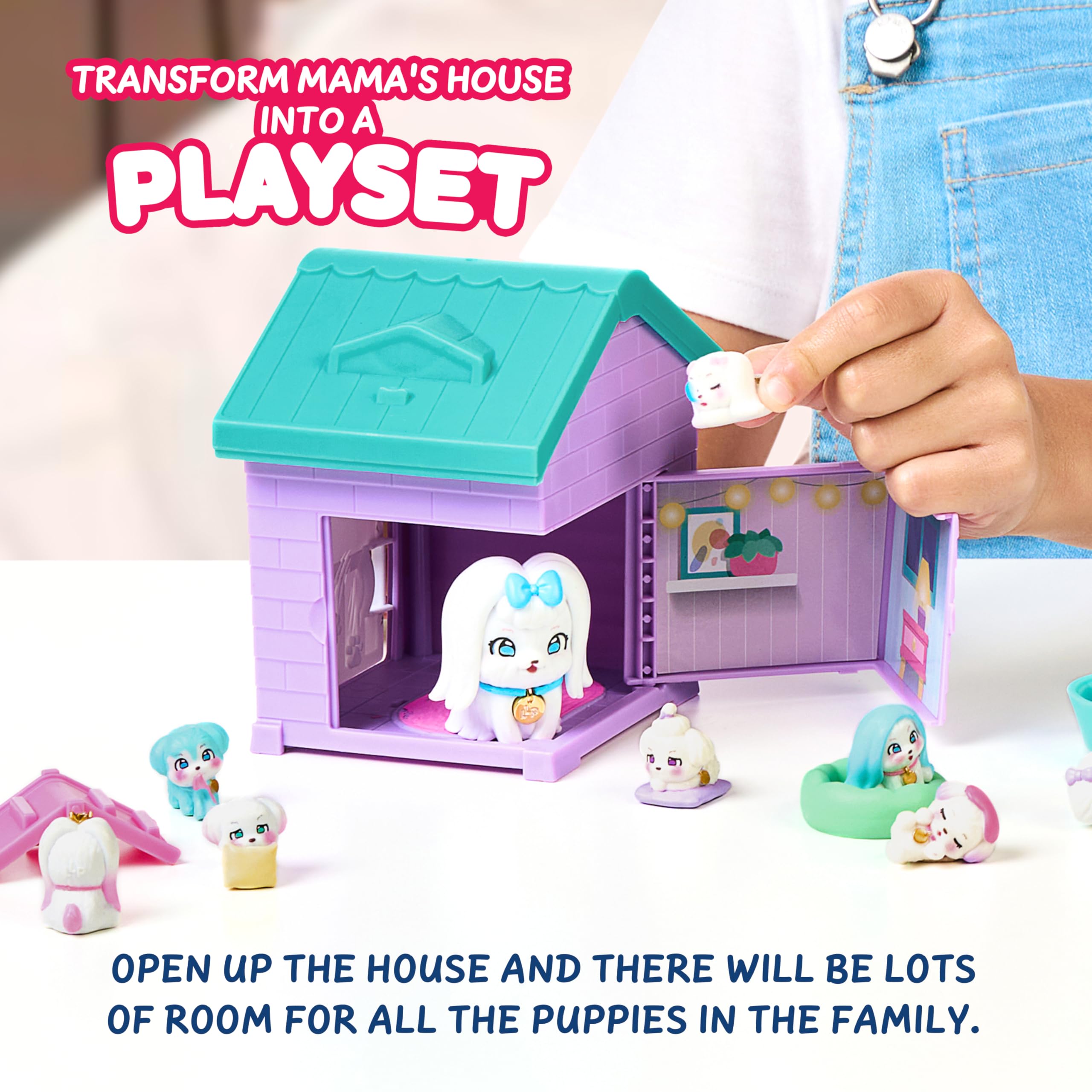 Little Live Pets Mama Surprise Families - Mama's House Beagle and Maltese B Playset | Ages 5+ 4