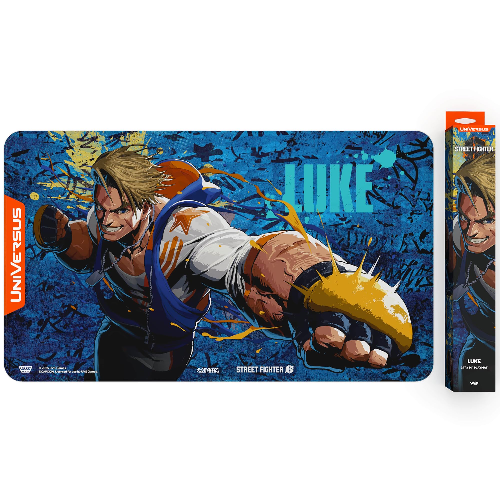 UniVersus Street Fighter 6 Challenger Series Playmat - Luke | 24 x 14 Inches Neoprene 6