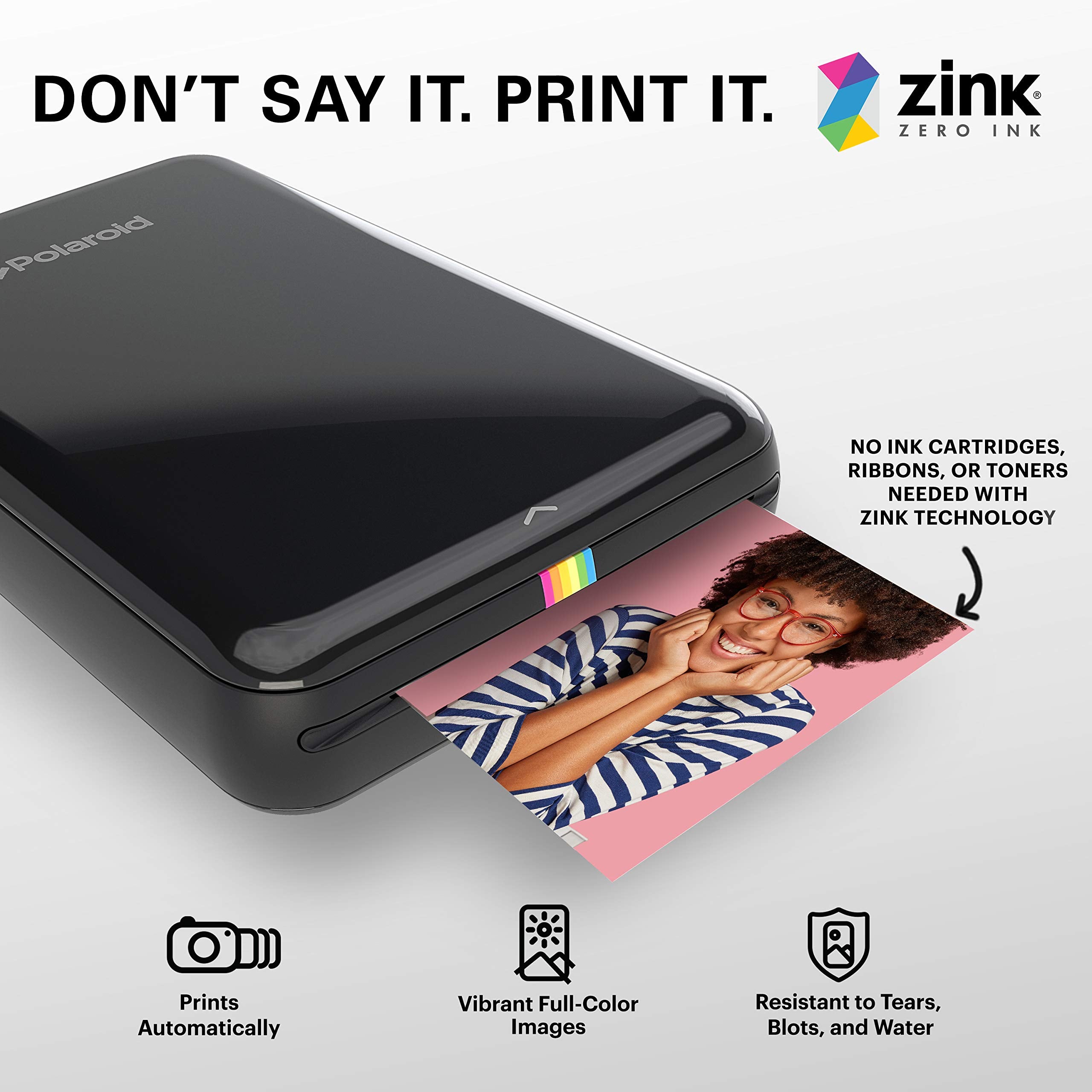 Zink Premium Photo Paper - 2" x 3" Size, 50-Pack | Zero Ink Technology | Sticky-Back 4