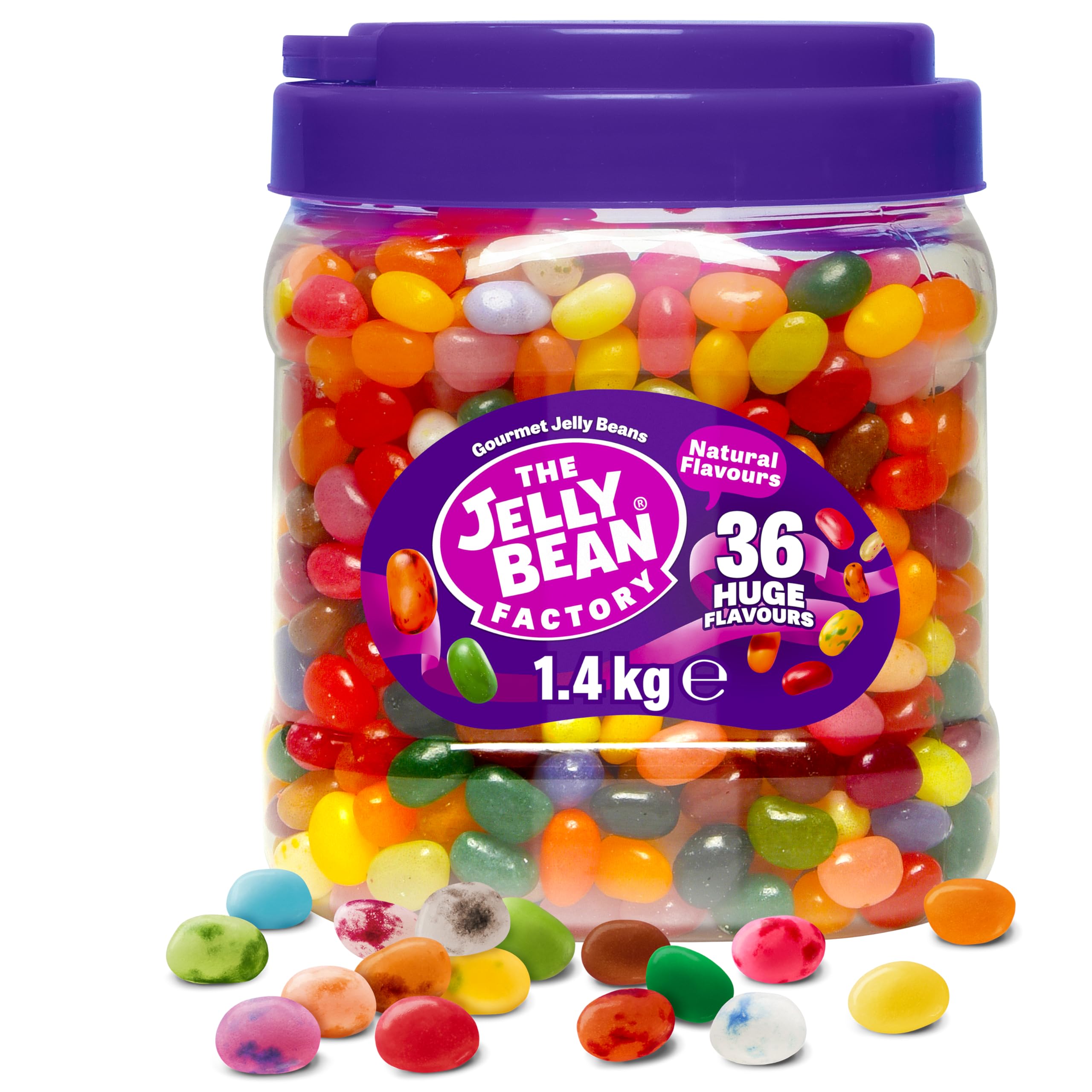 The Jelly Bean Factory Riesige Geschmacksrichtungen, 1,4 kg Gourmet-Jelly-Beans-Glas 17