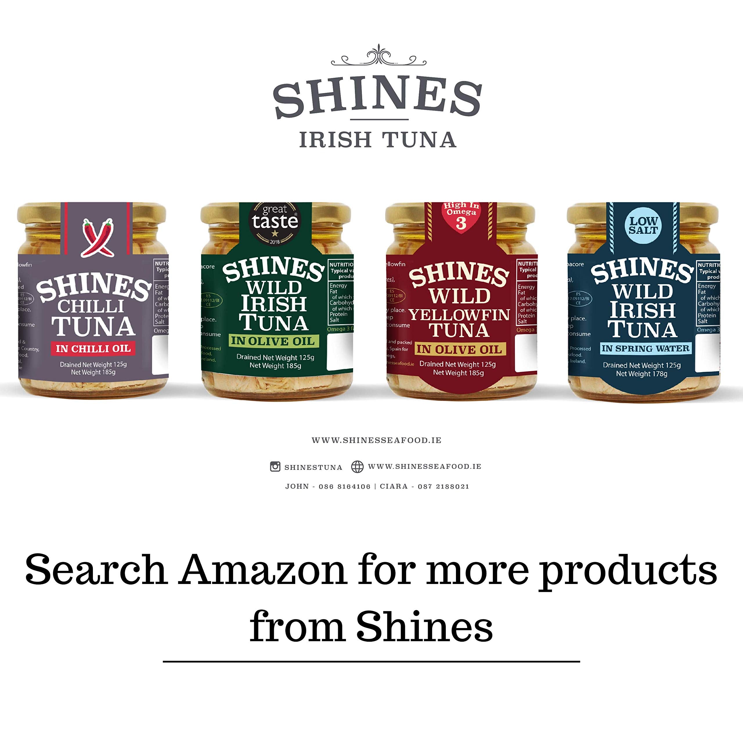 Shines Gourmet Wild Yellowfin Tuna in Oil - 1kg Pouch | High Omega 3 | Low Carb | Gluten-Free 9