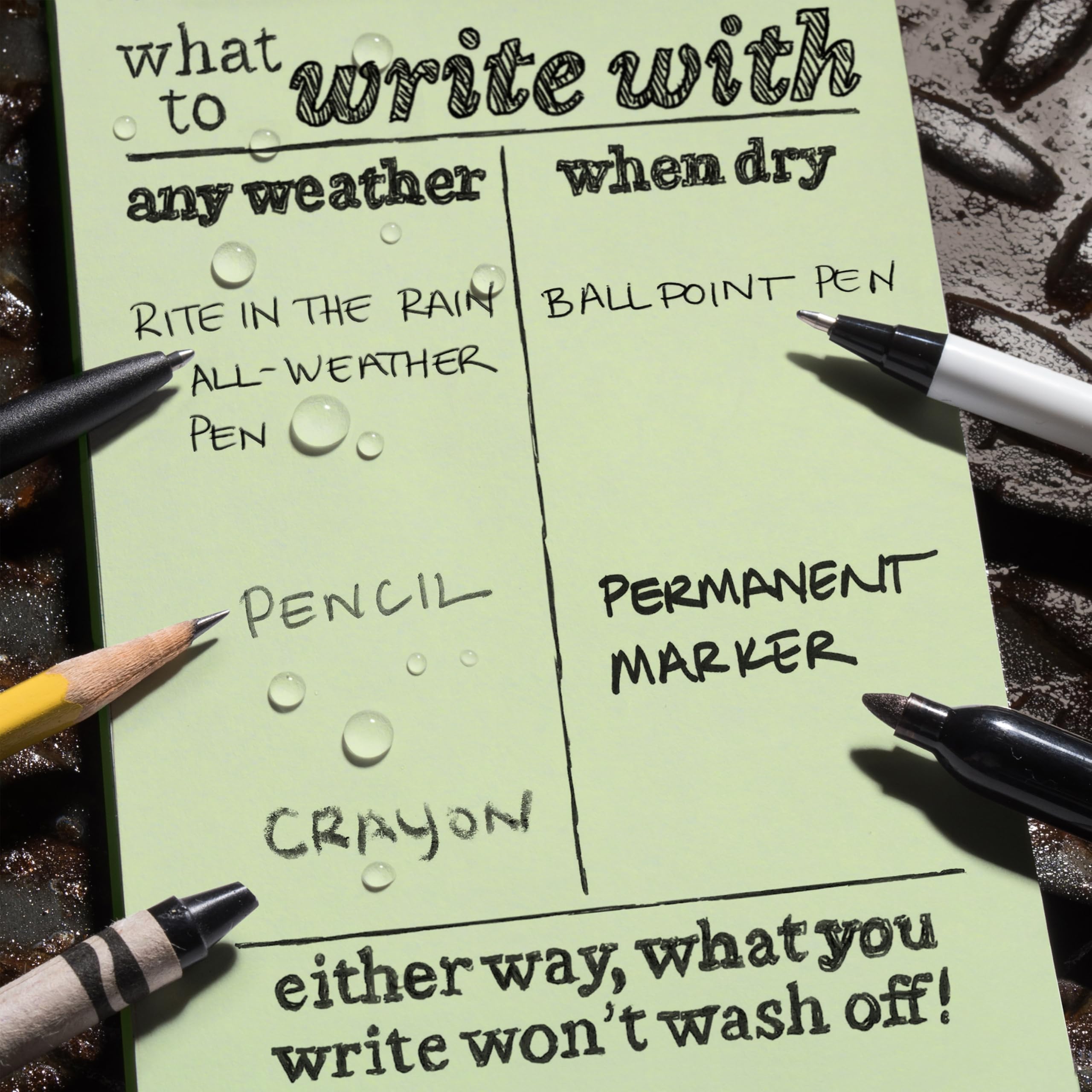 Rite in the Rain Waterproof Pocket Notebook - Top Spiral Bound, 4 x 6 Inch, Universal Lined, 100 Pages 5