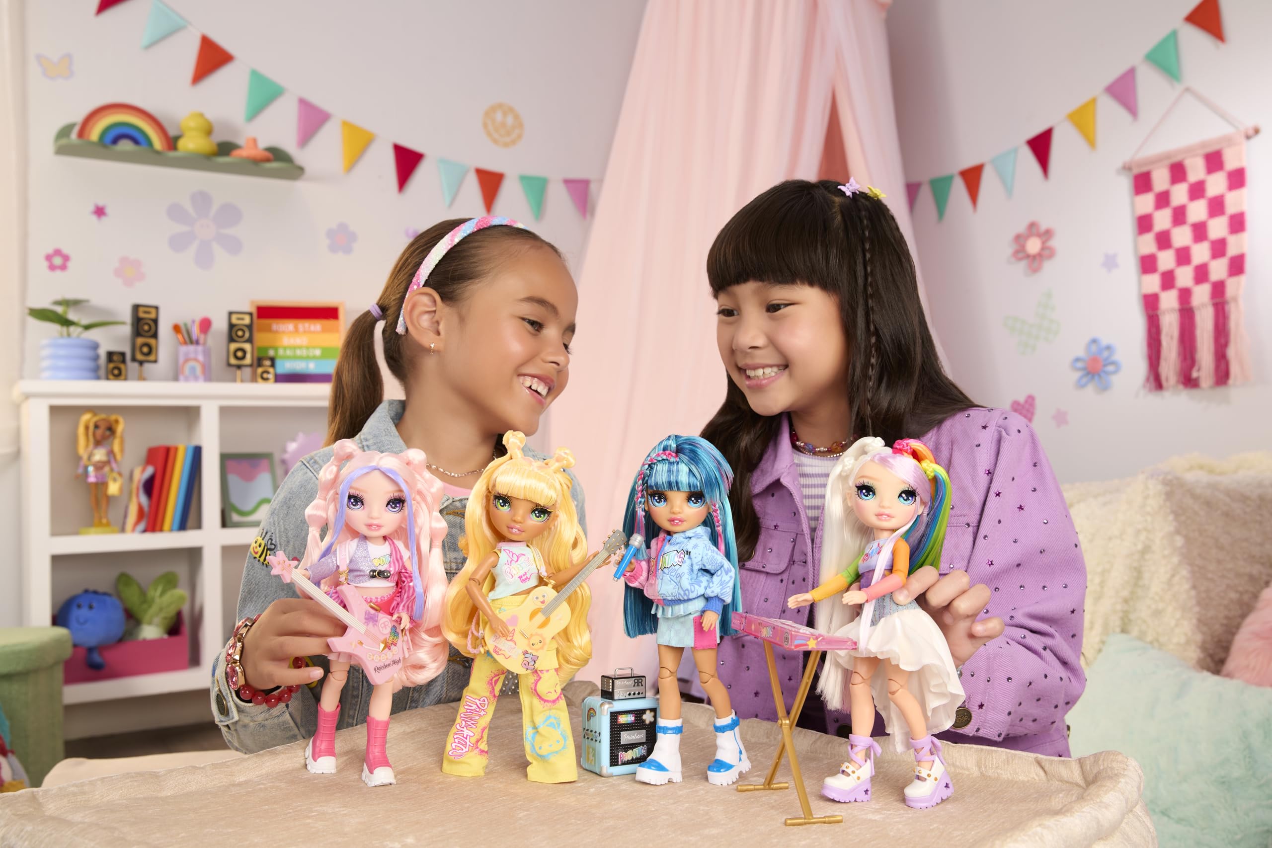 Rainbow High Junior High Rock Band - Skyler Blue 23cm Fashion Doll with Microphone & Amp 6