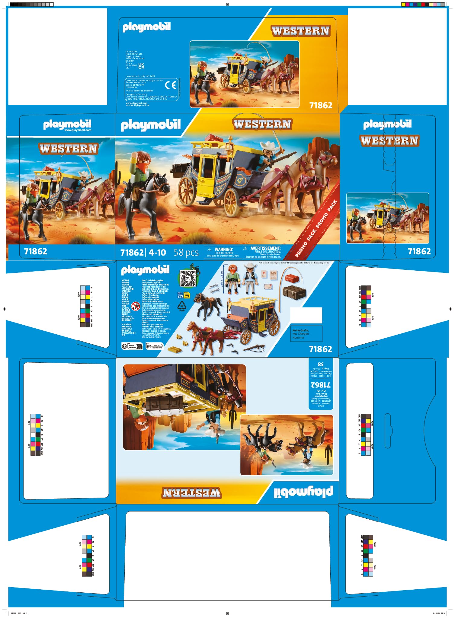 Playmobil Stagecoach Robbery Promo Pack Action Figure Set | Ages 4+ | Model 71862 7